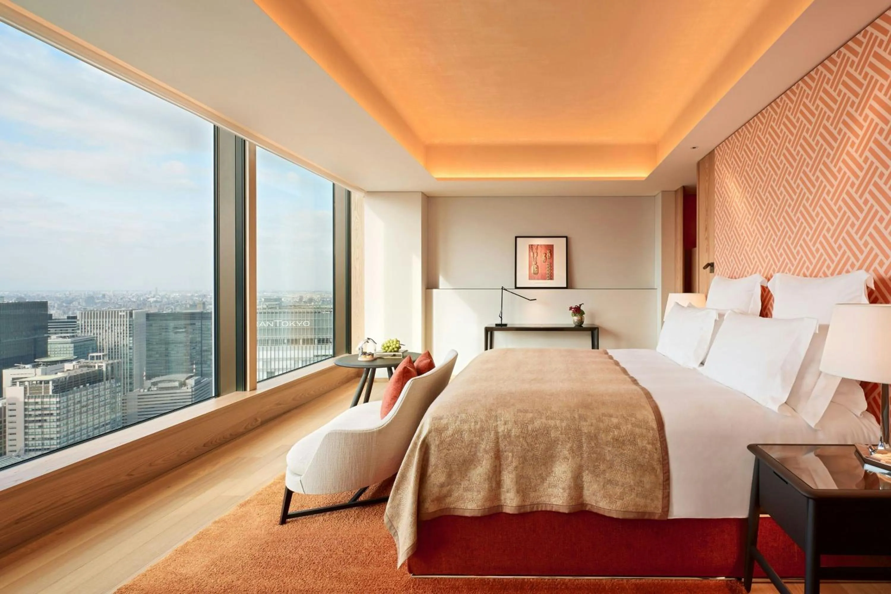 Bedroom, Bed in Bvlgari Hotel Tokyo