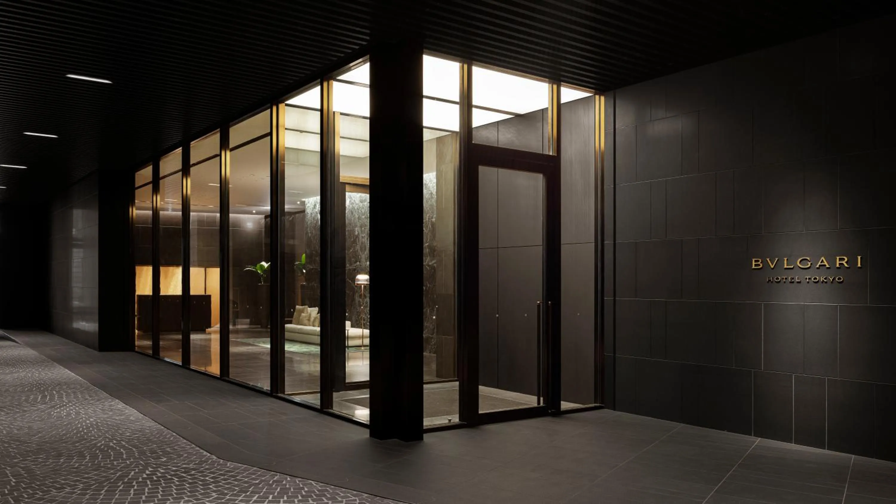 Property building in Bvlgari Hotel Tokyo