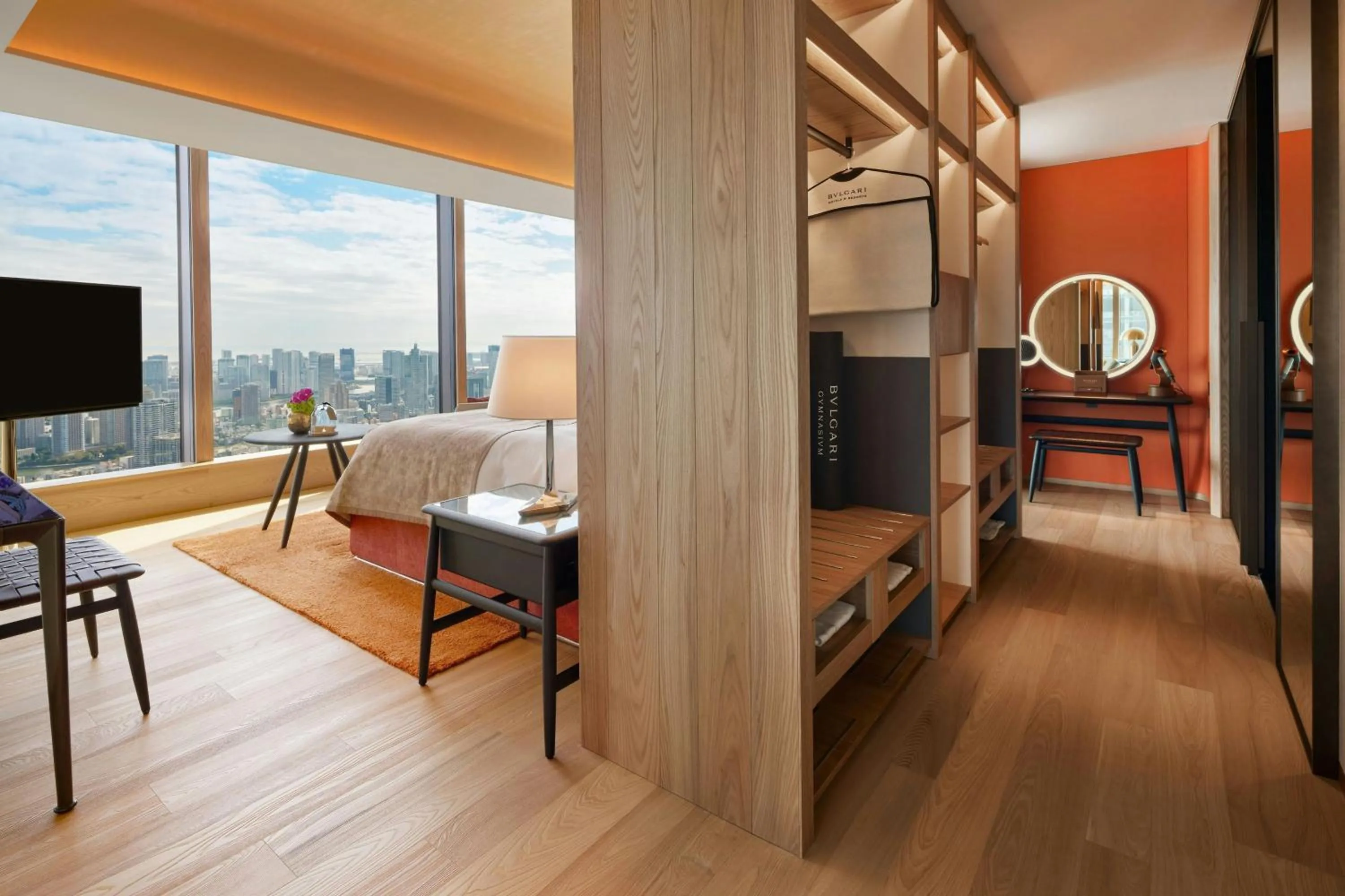 Bedroom, Bed in Bvlgari Hotel Tokyo