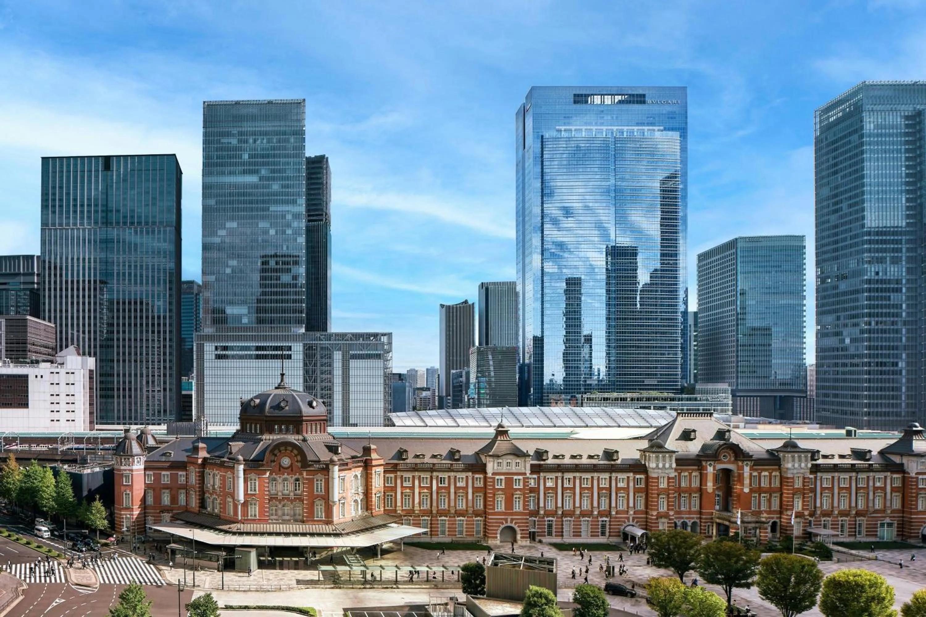 Property building in Bvlgari Hotel Tokyo