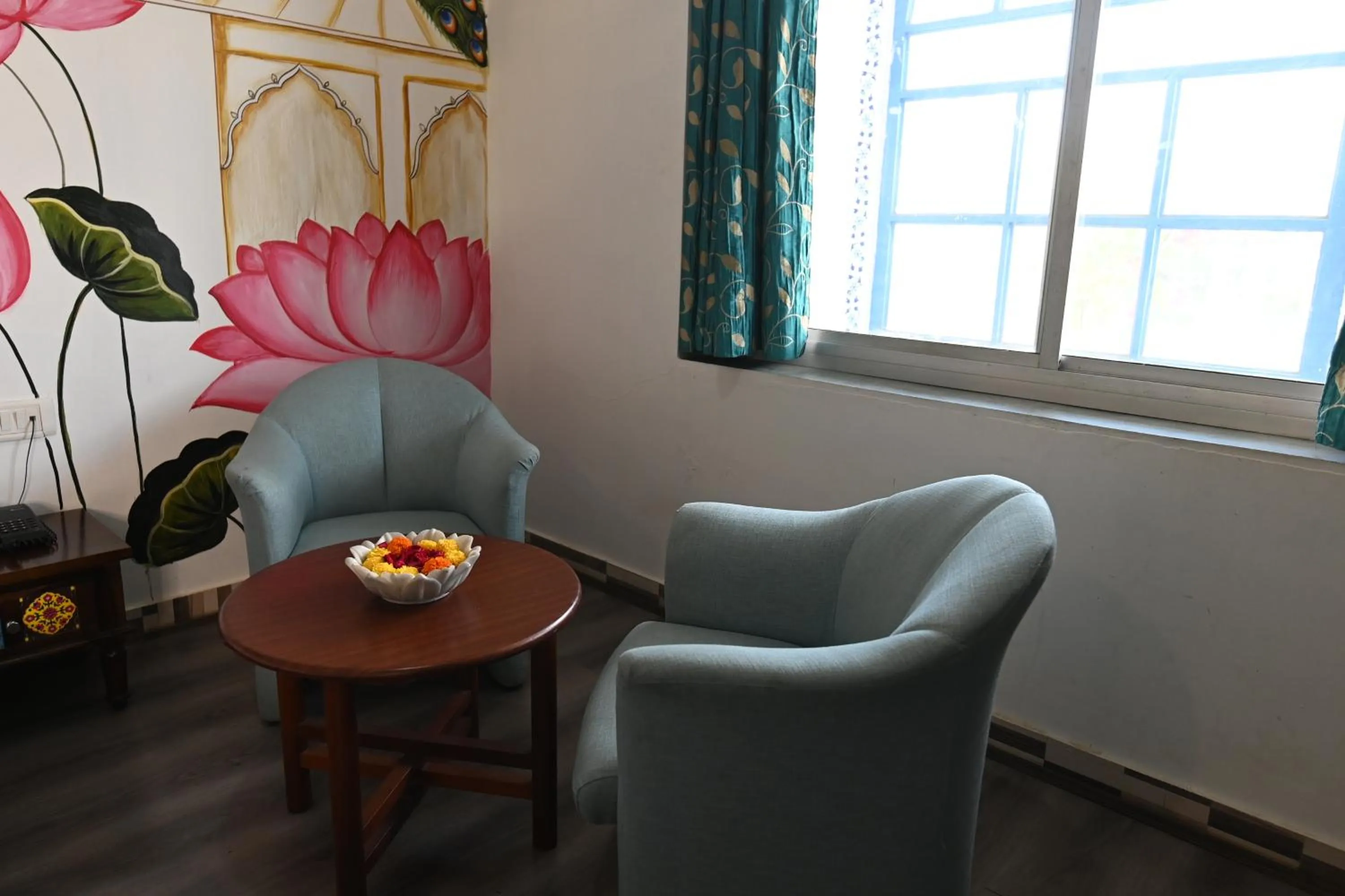 Seating area in Pansal Kothi - A Boutique Hotel