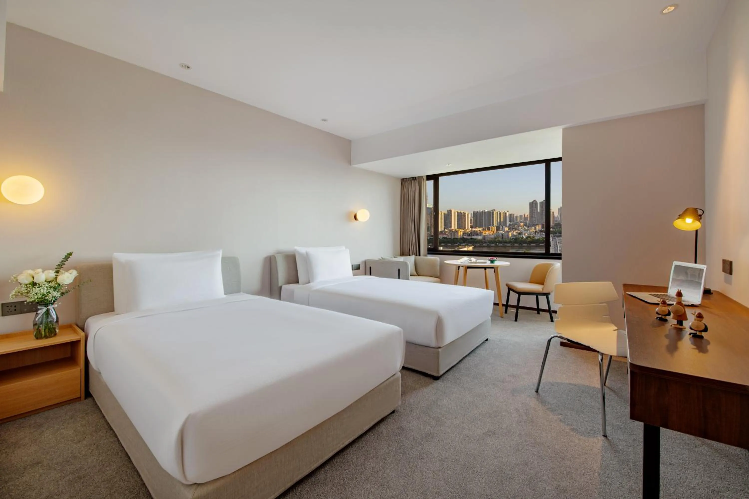 Bed in Guangzhou Hotel