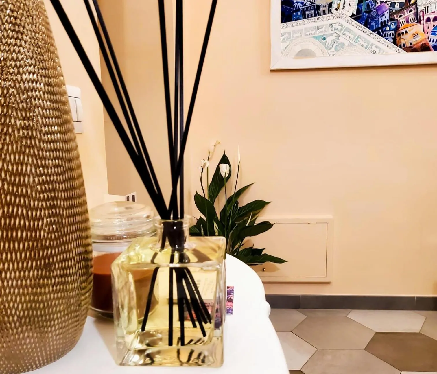 Decorative detail in Residenza FillAnfi