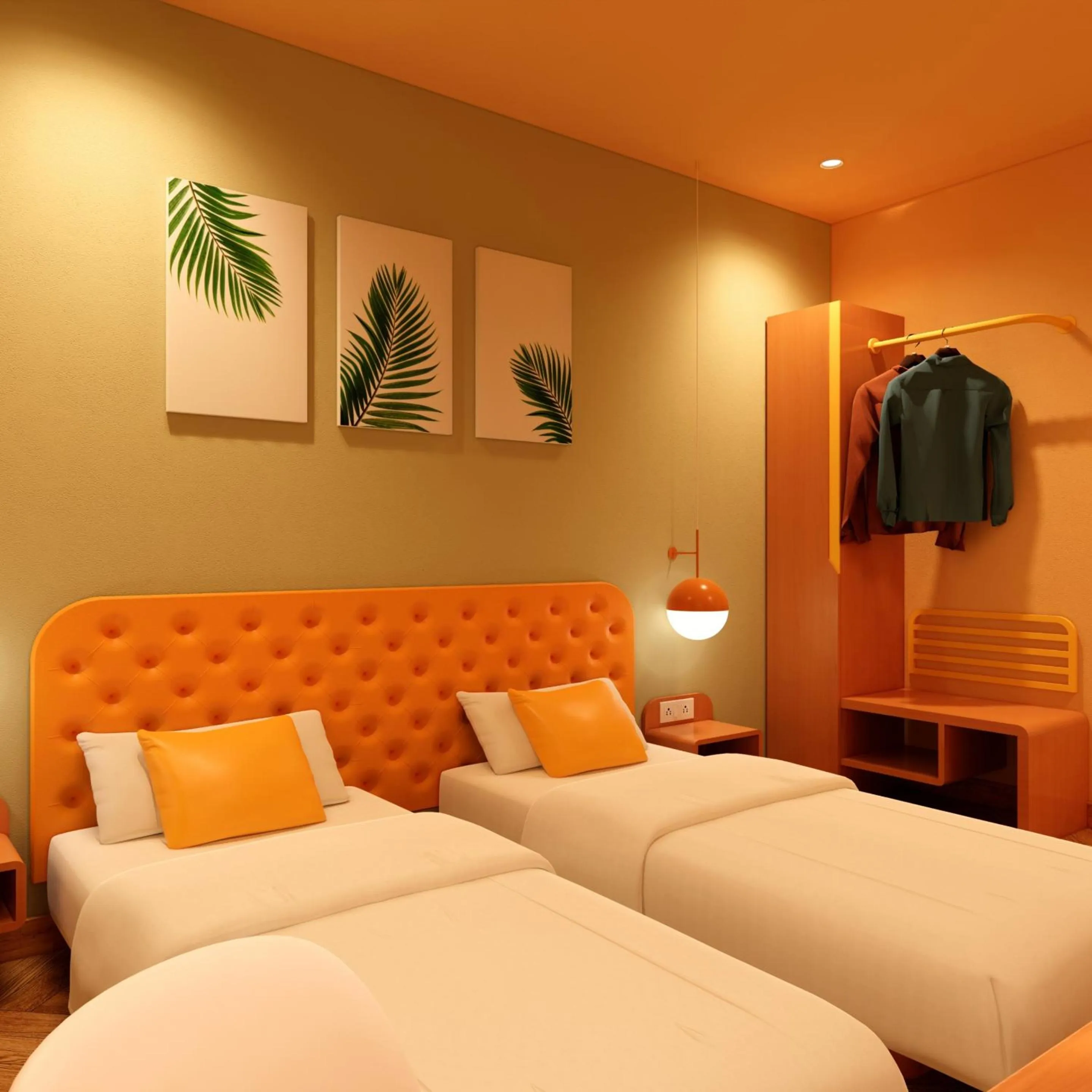 Bedroom, Bed in Bloom Hotel - Golf Course Road, Sector 43