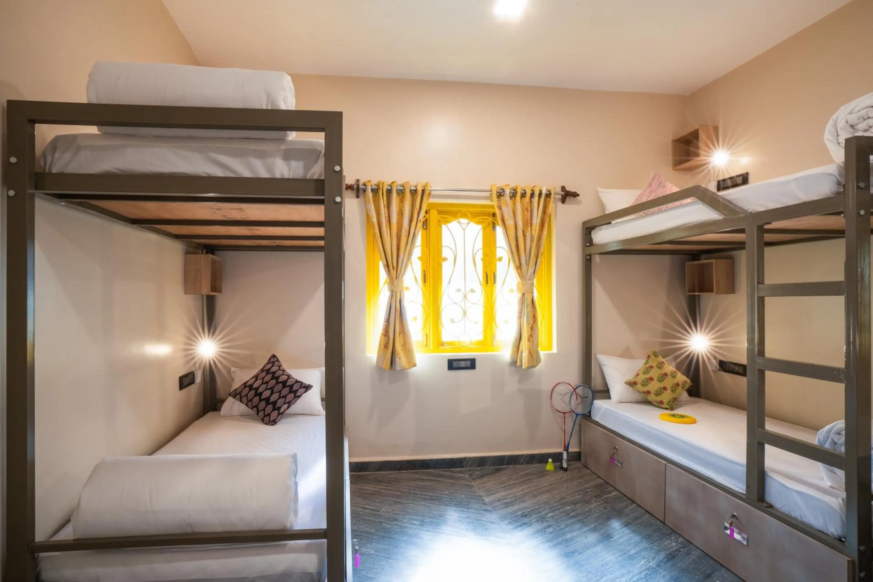 Bed in Zostel Goa, Morjim