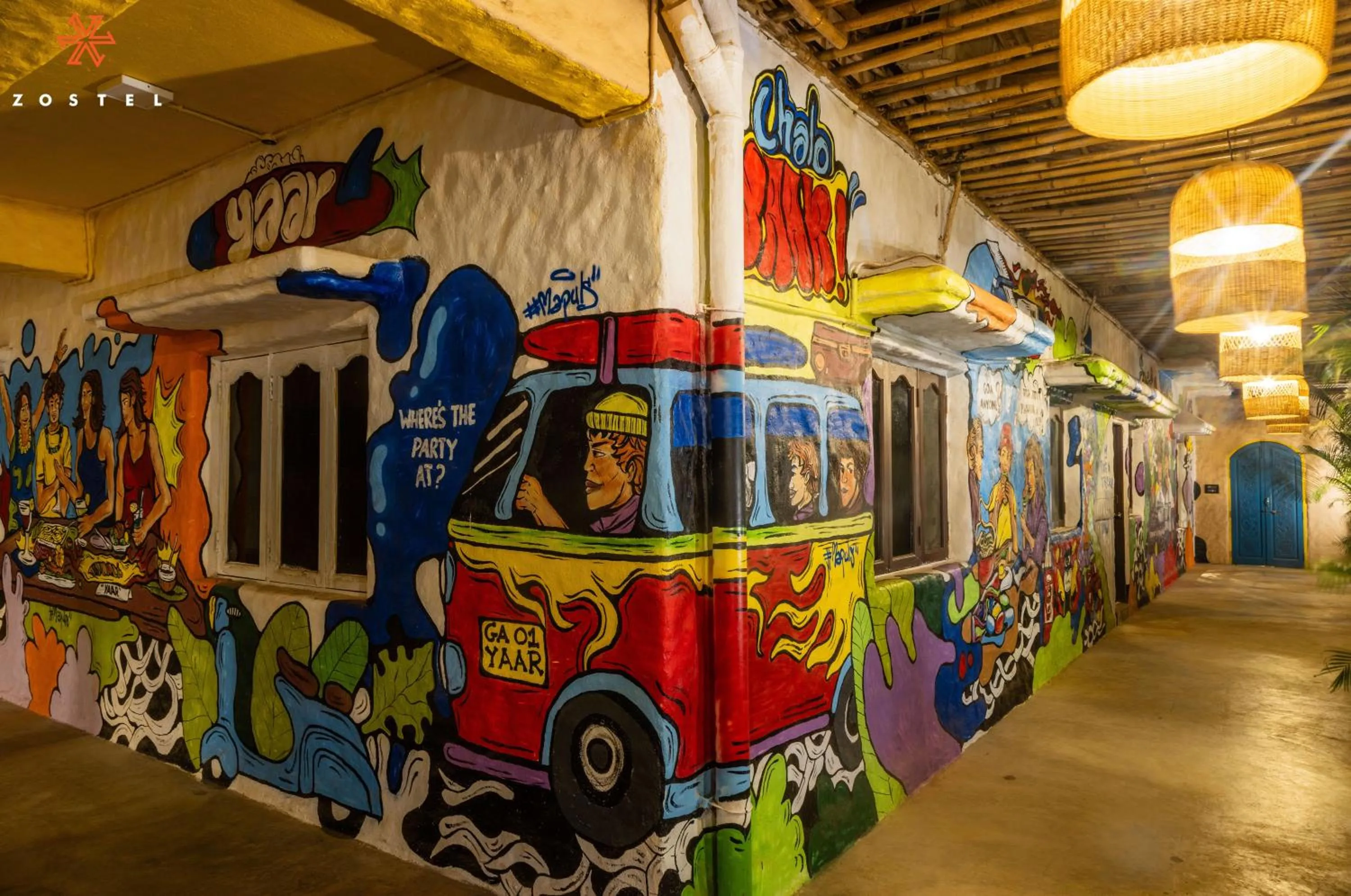 Restaurant/places to eat in Zostel Goa, Morjim