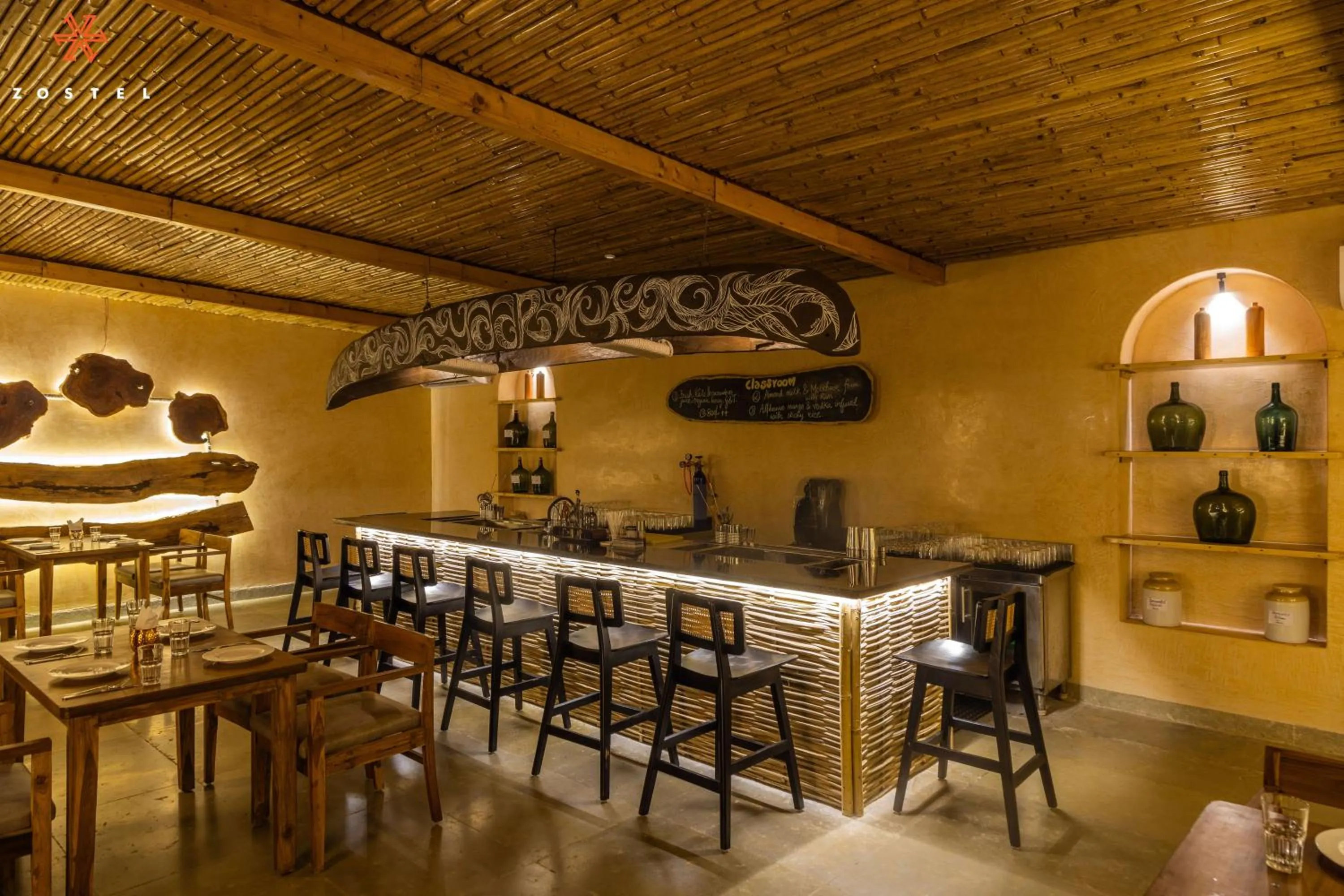 Restaurant/places to eat in Zostel Goa, Morjim