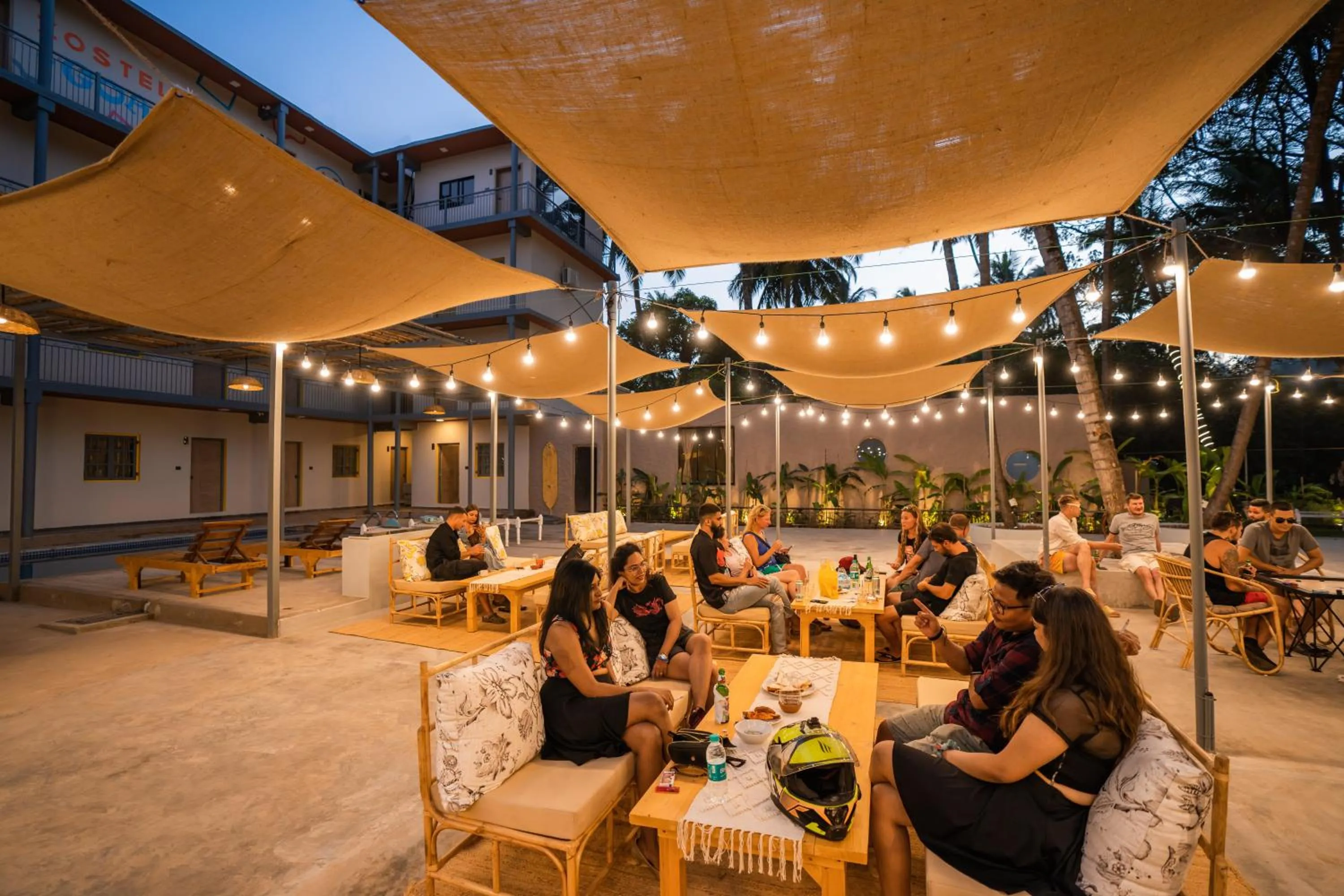 Property building in Zostel Goa, Morjim