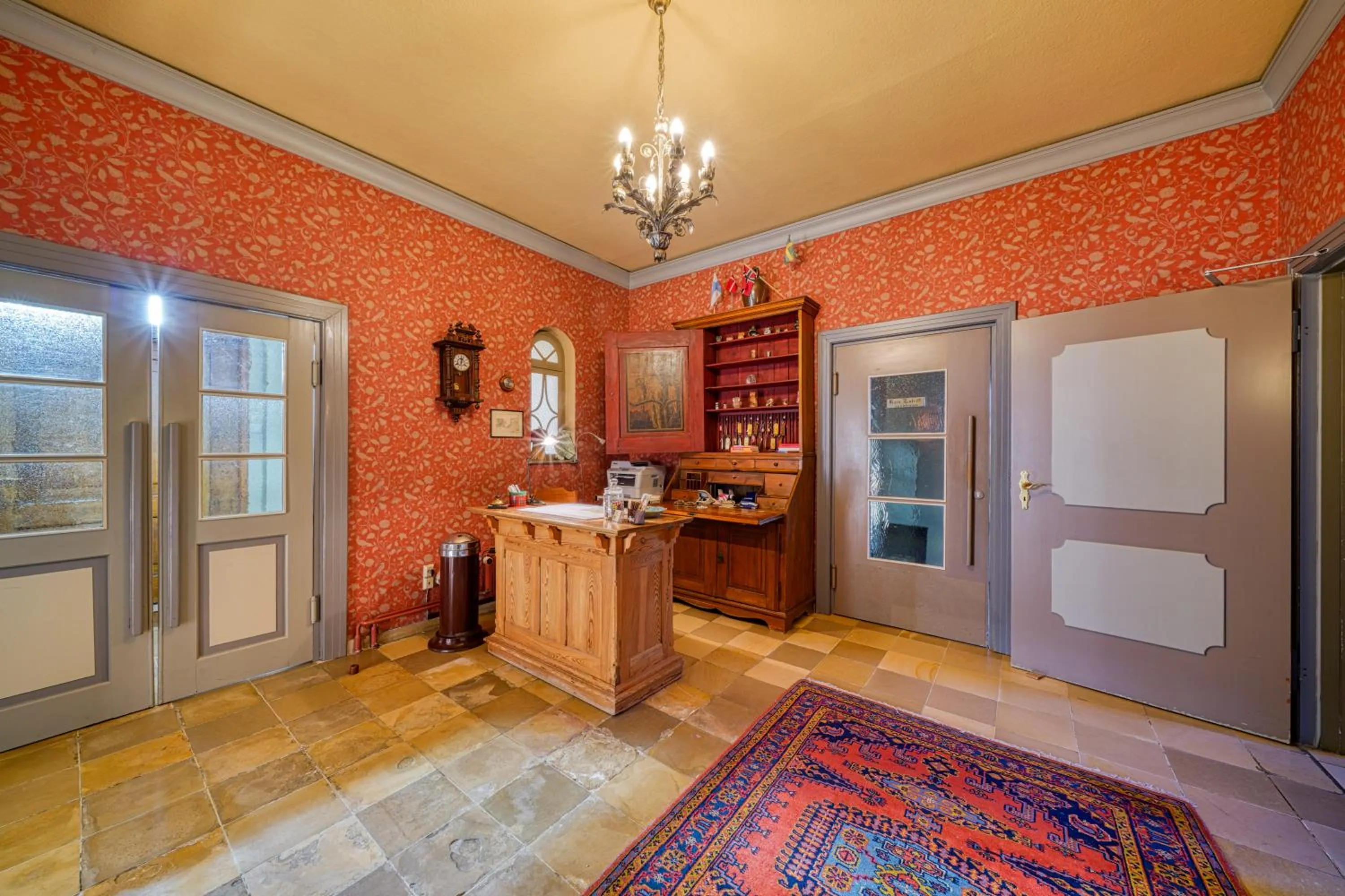 Lobby or reception in Hotel Zur Eule