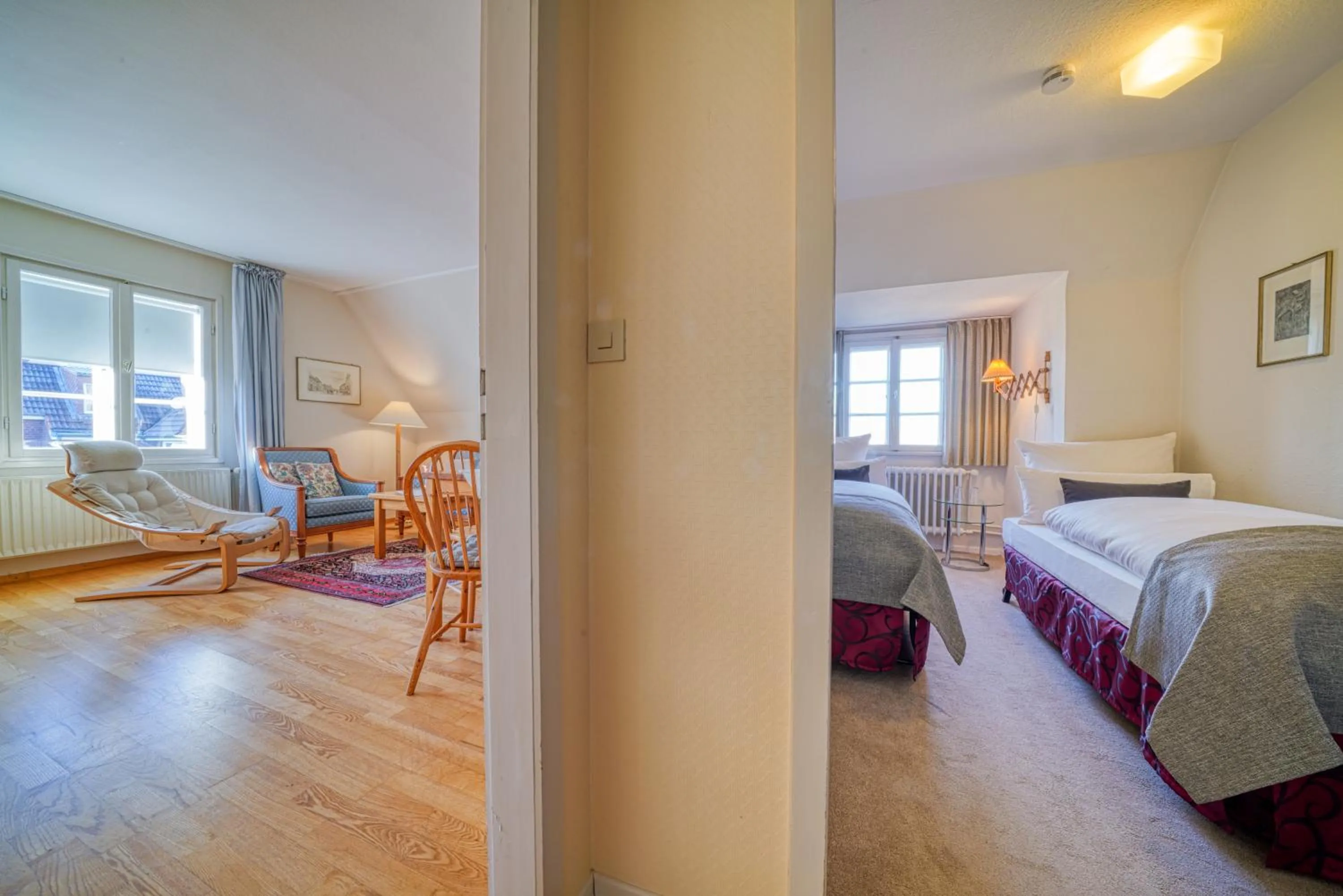 Photo of the whole room, Bed in Hotel Zur Eule