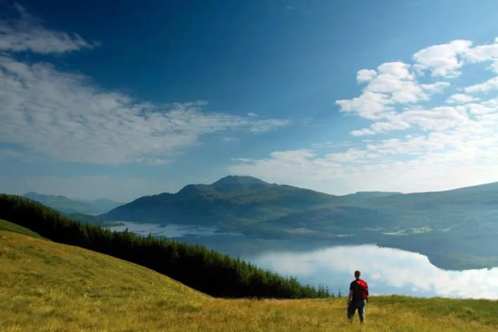 Hiking in The Beach House Loch Lomond