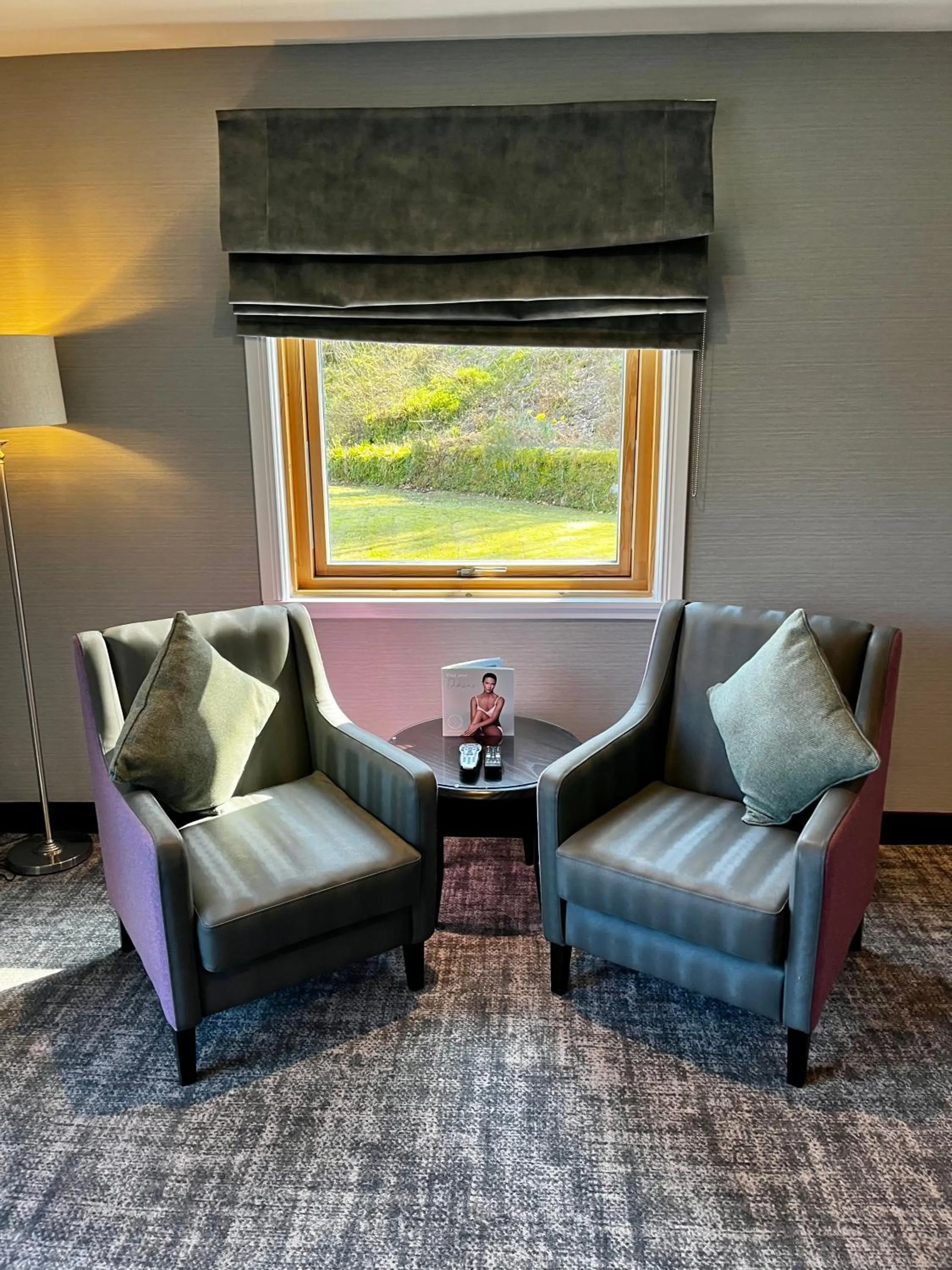 Seating area in The Beach House Loch Lomond