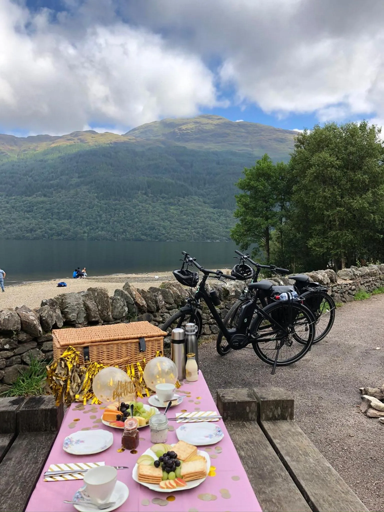 Cycling in The Beach House Loch Lomond