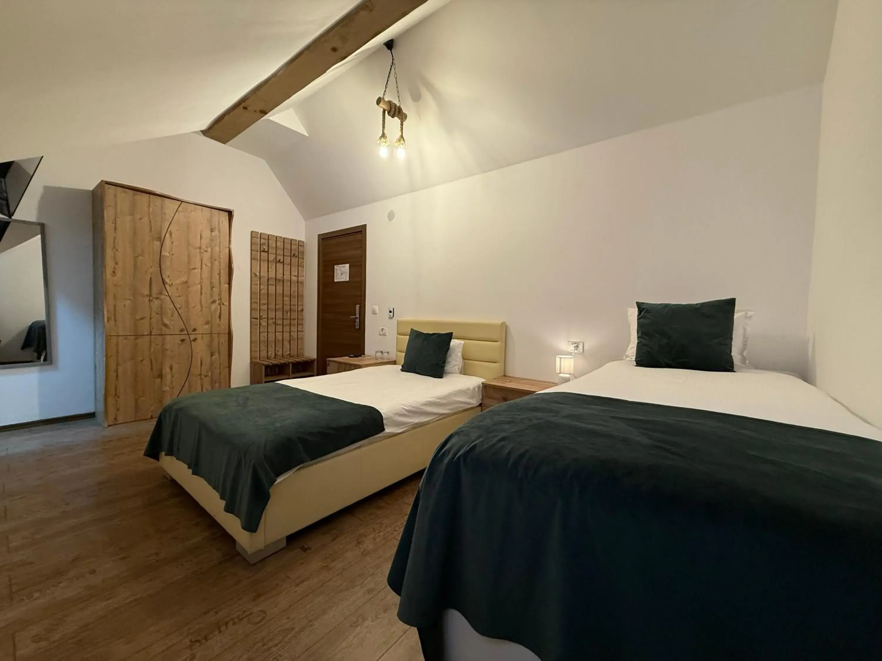 Budget Twin Room in Conacul Radacinilor Budget Twin Room in Conacul Radacinilor