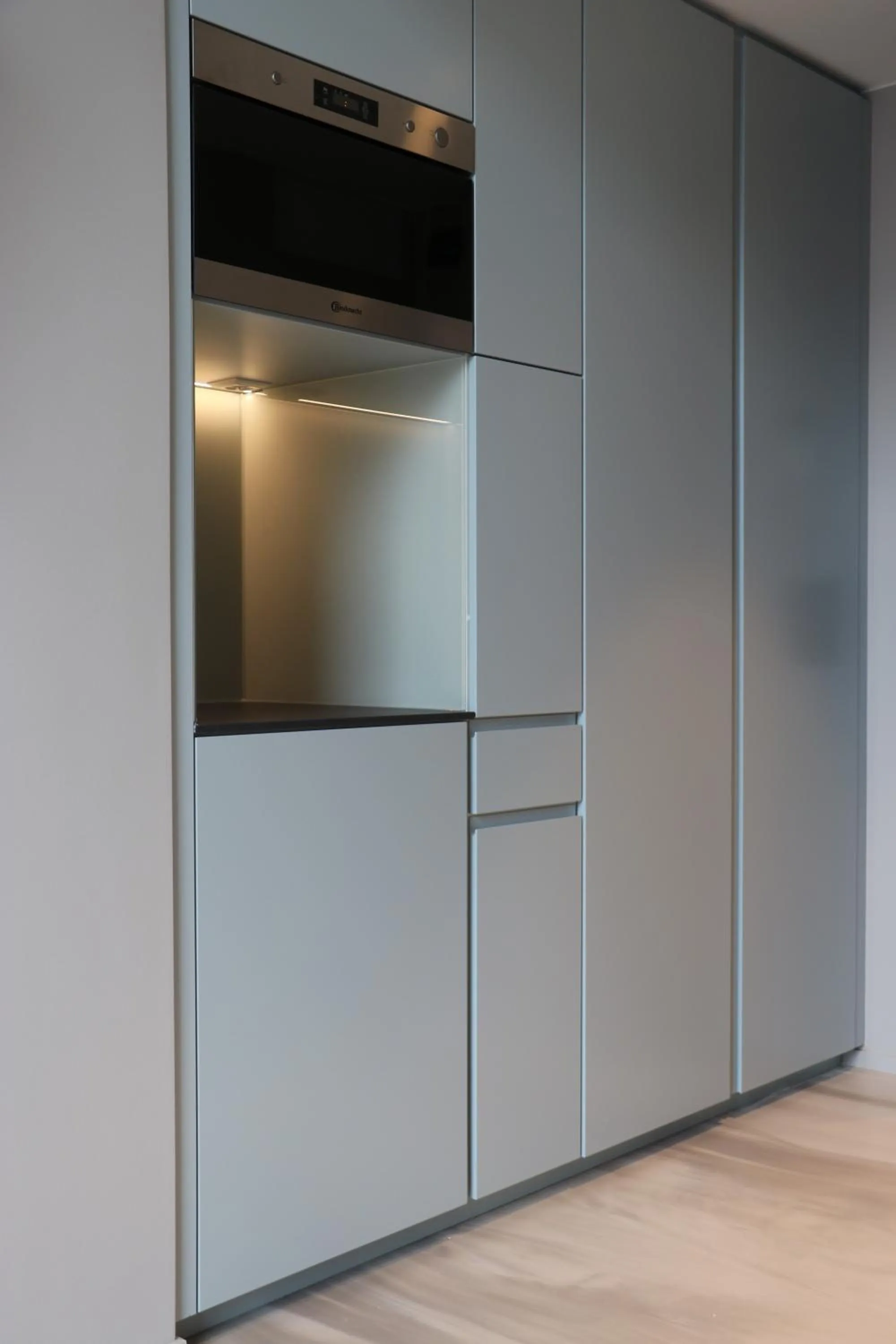 Kitchen or kitchenette in VISIONAPARTMENTS Glattbrugg - contactless check-in