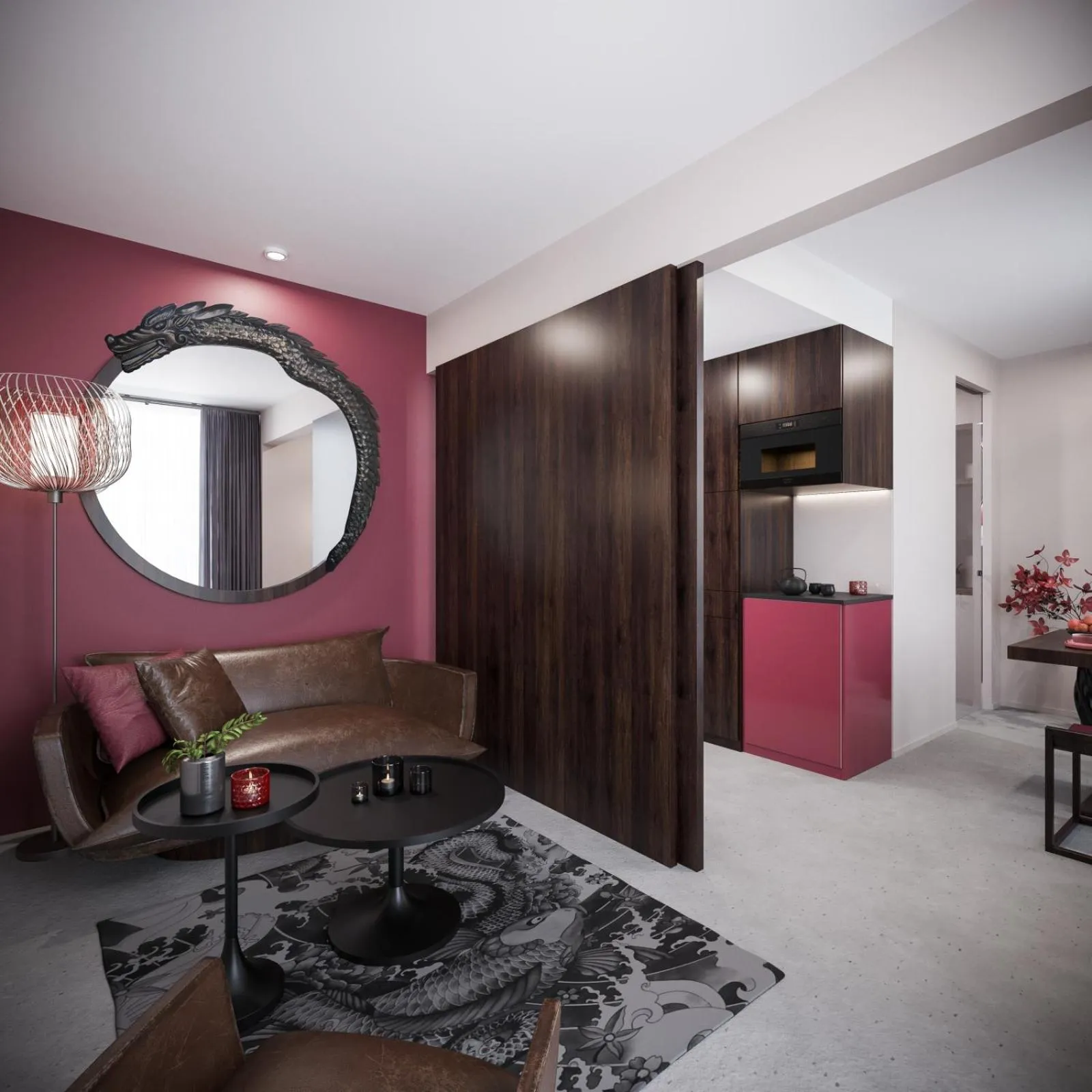 Kitchen or kitchenette in VISIONAPARTMENTS Glattbrugg - contactless check-in