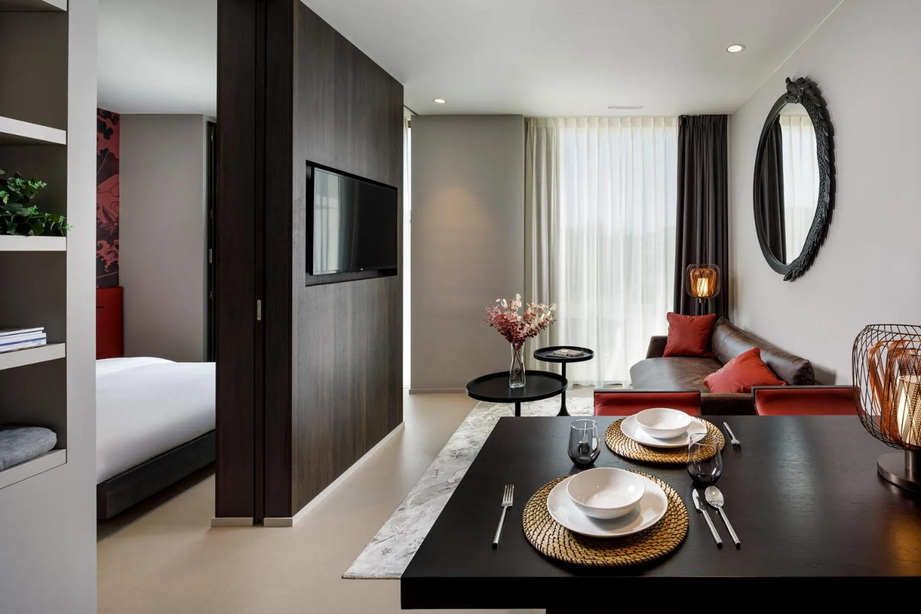 Photo of the whole room, Bed in VISIONAPARTMENTS Glattbrugg - contactless check-in