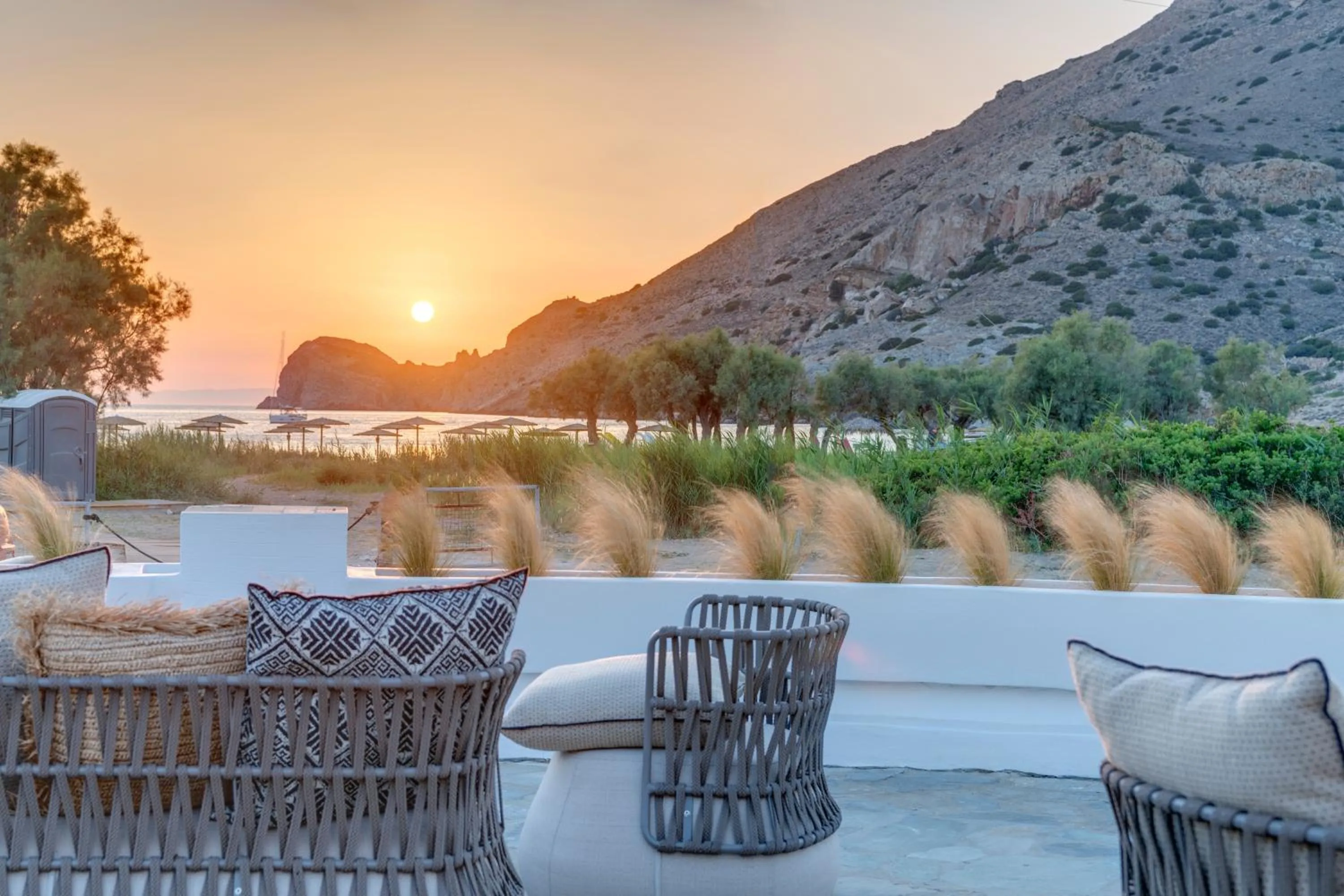 Sunset in Hotel Benois