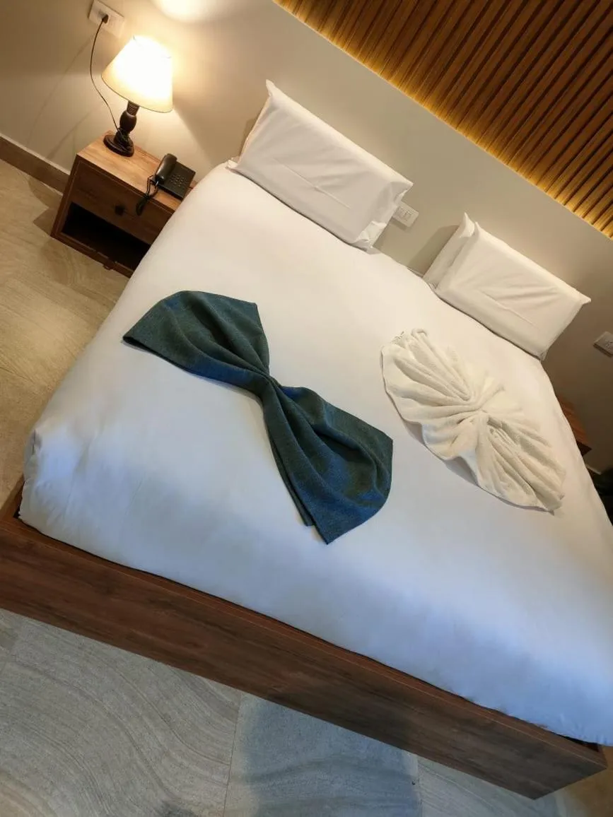 Bed in Pyramid Front Hotel