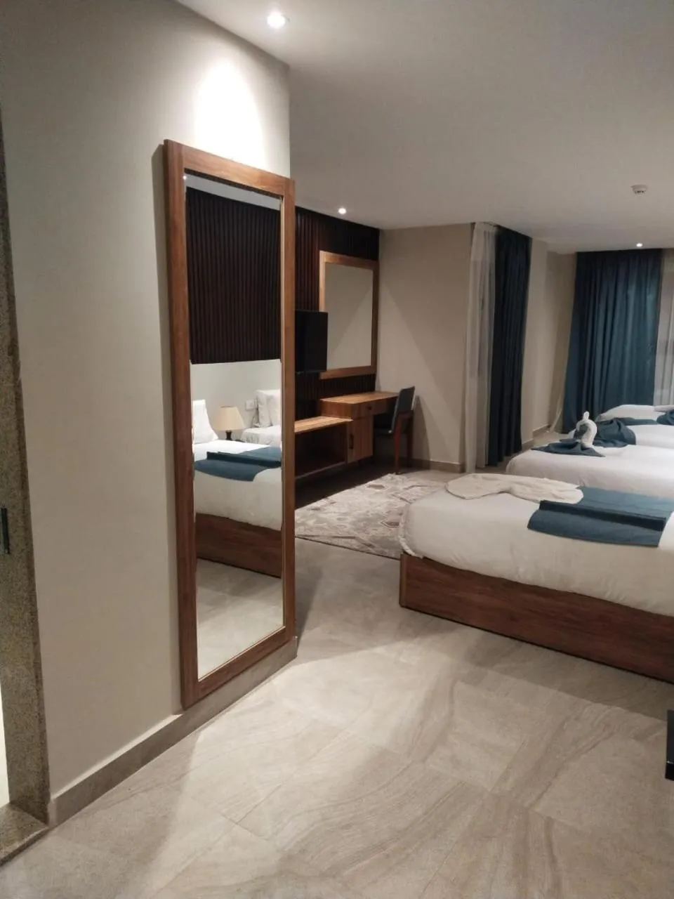 Bed in Pyramid Front Hotel