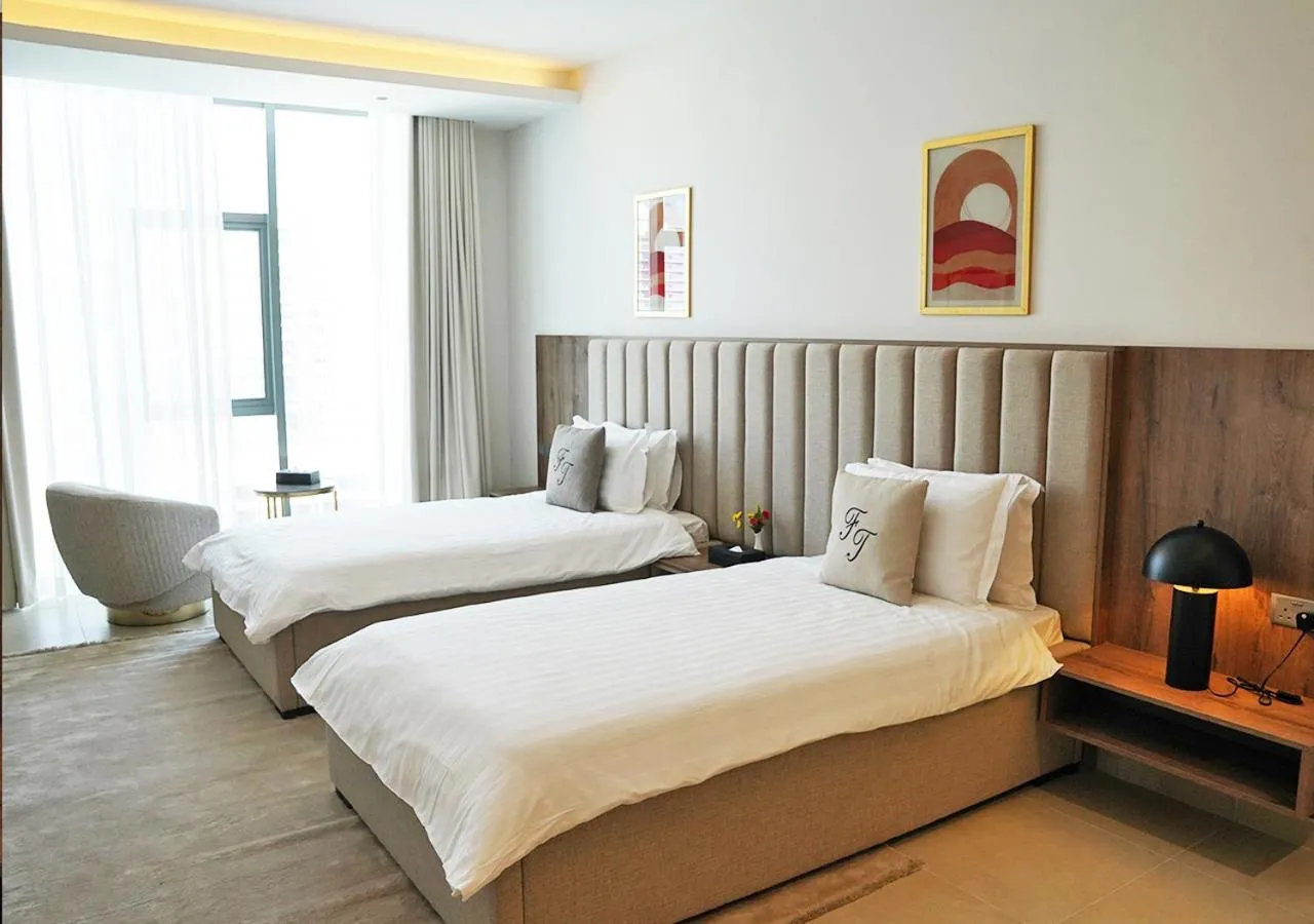 Bedroom, Bed in Farhan Tower