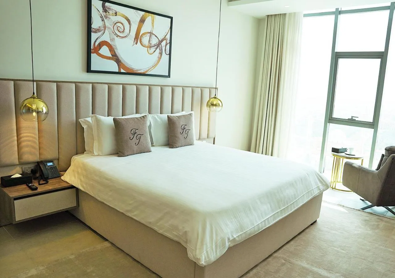 Bedroom, Bed in Farhan Tower