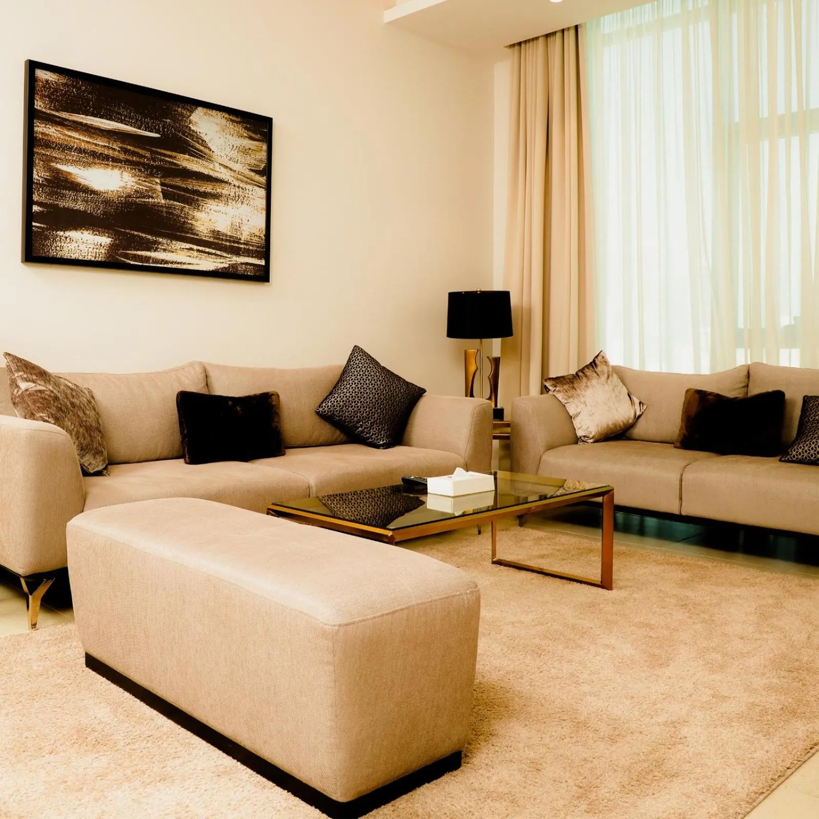 Living room in Farhan Tower