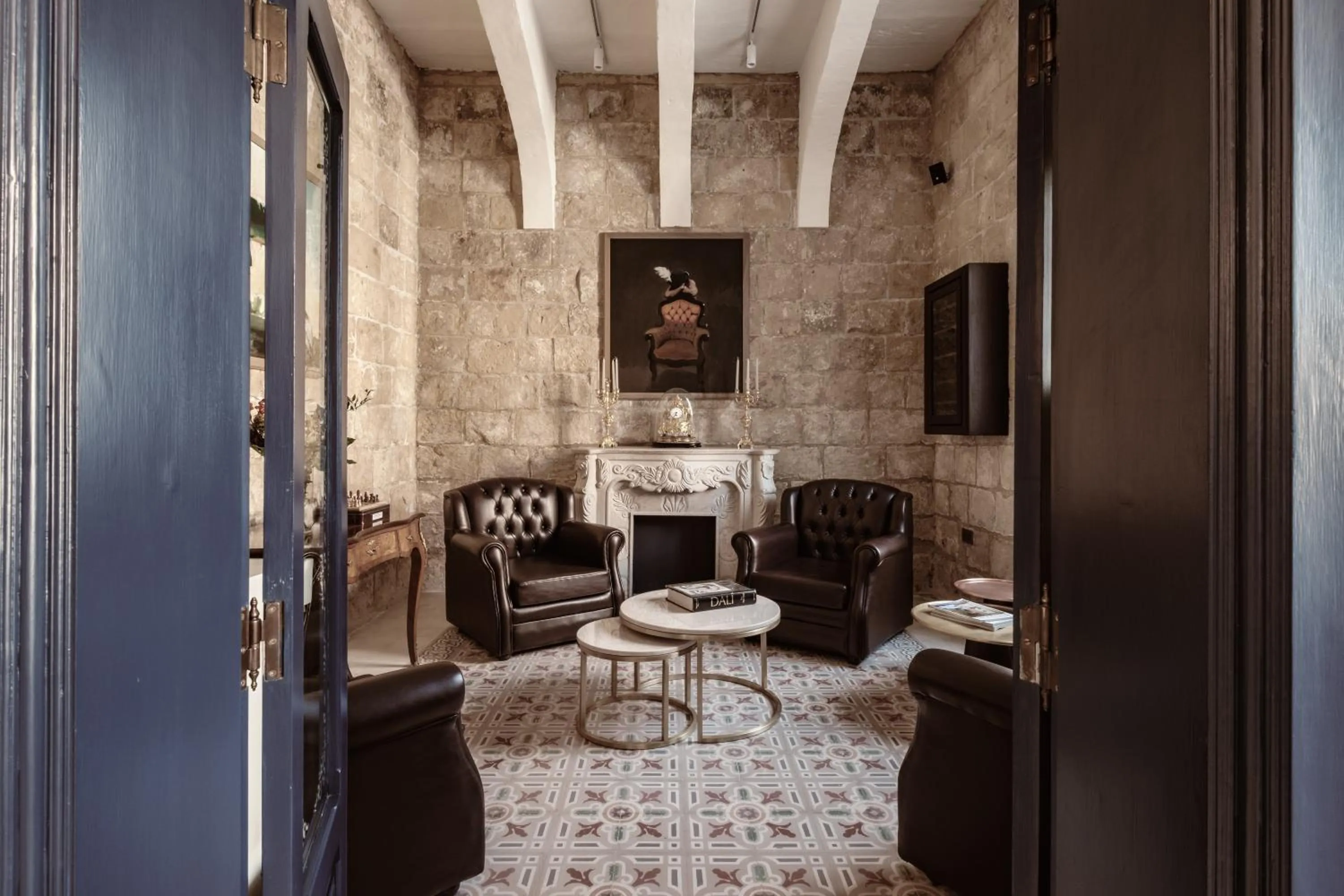 Lounge or bar in Palazzo Castagna Boutique Hotel