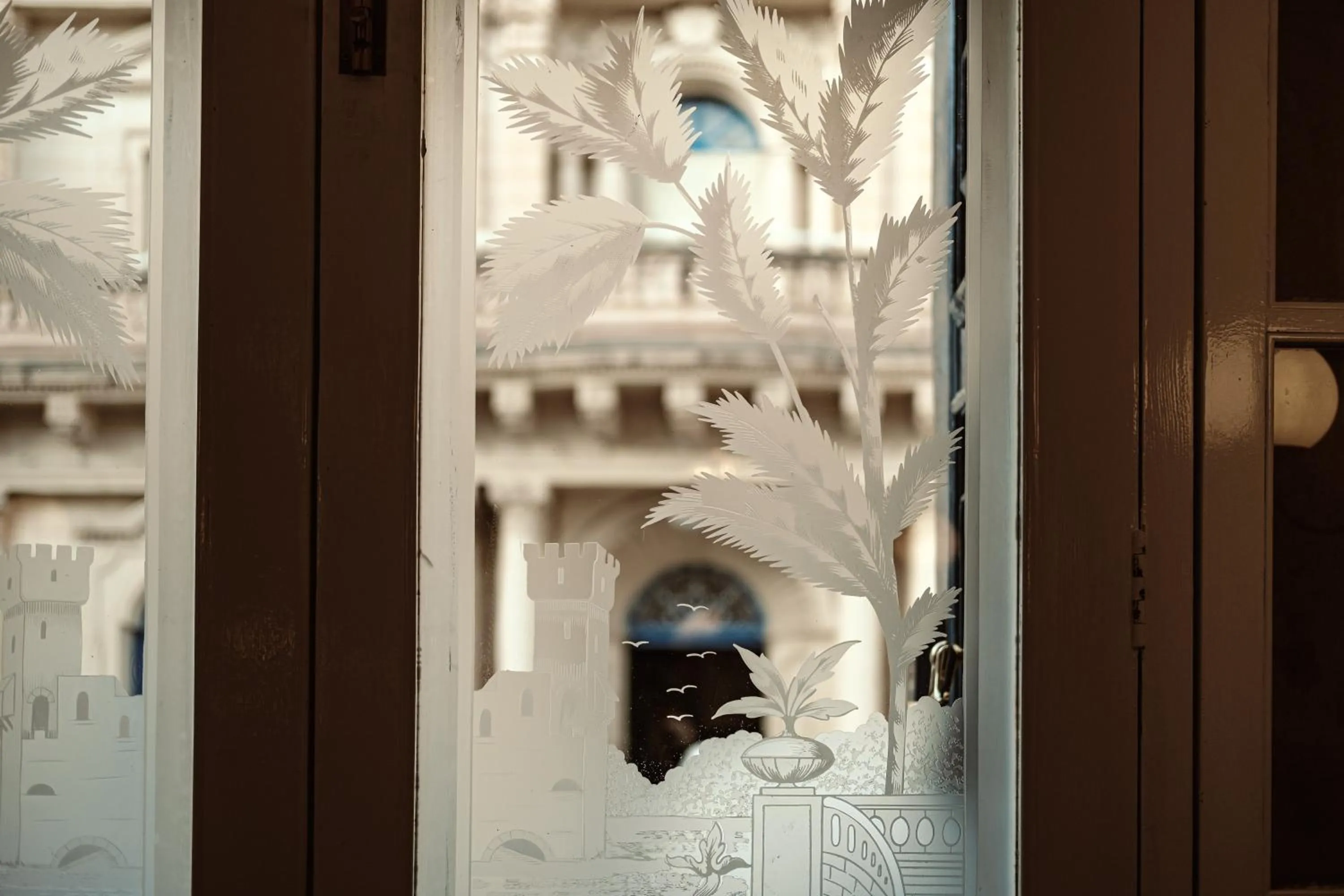 Decorative detail in Palazzo Castagna Boutique Hotel