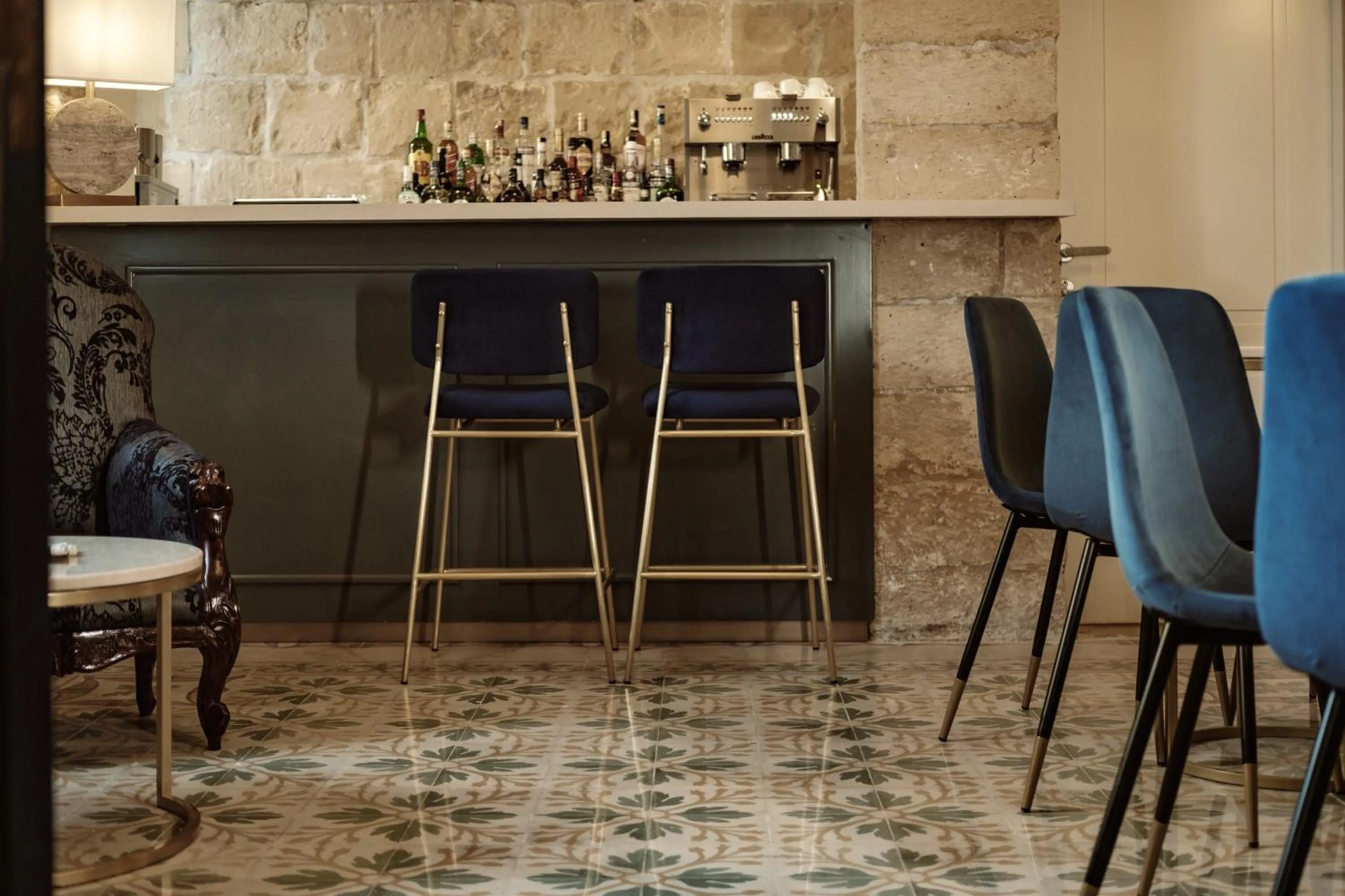 Lounge or bar in Palazzo Castagna Boutique Hotel