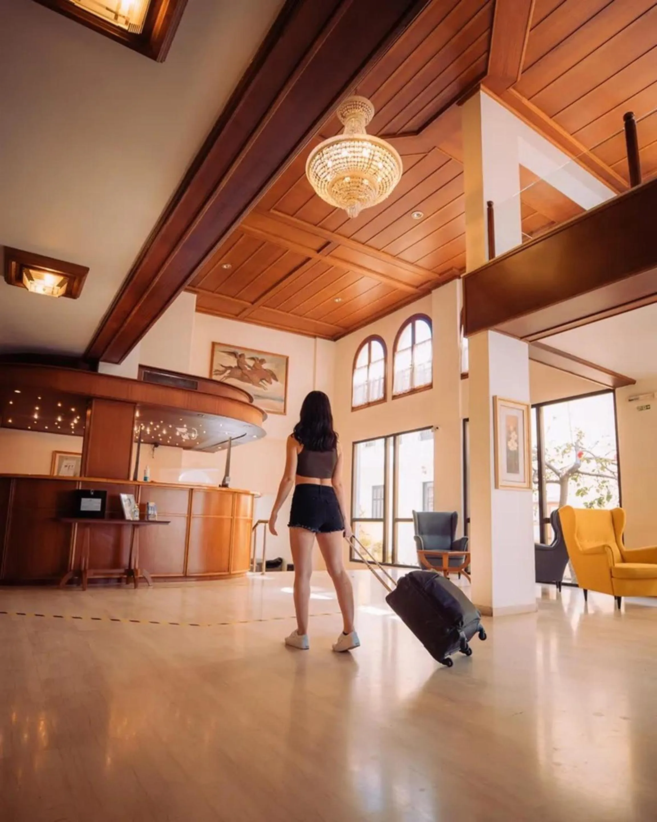 Lobby or reception in Diana Hotel