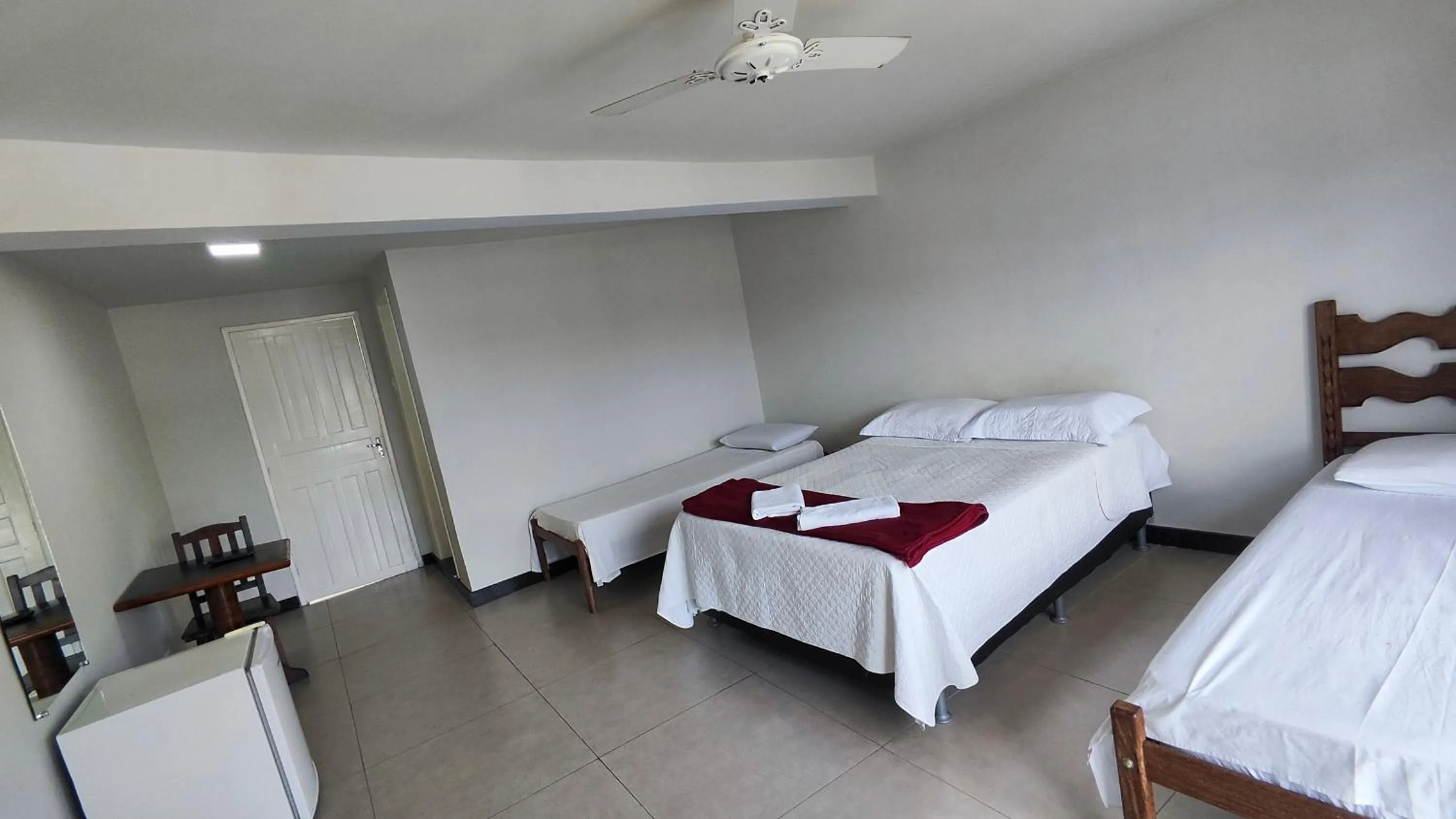 Bed in HOTEL ESTAÇÃO