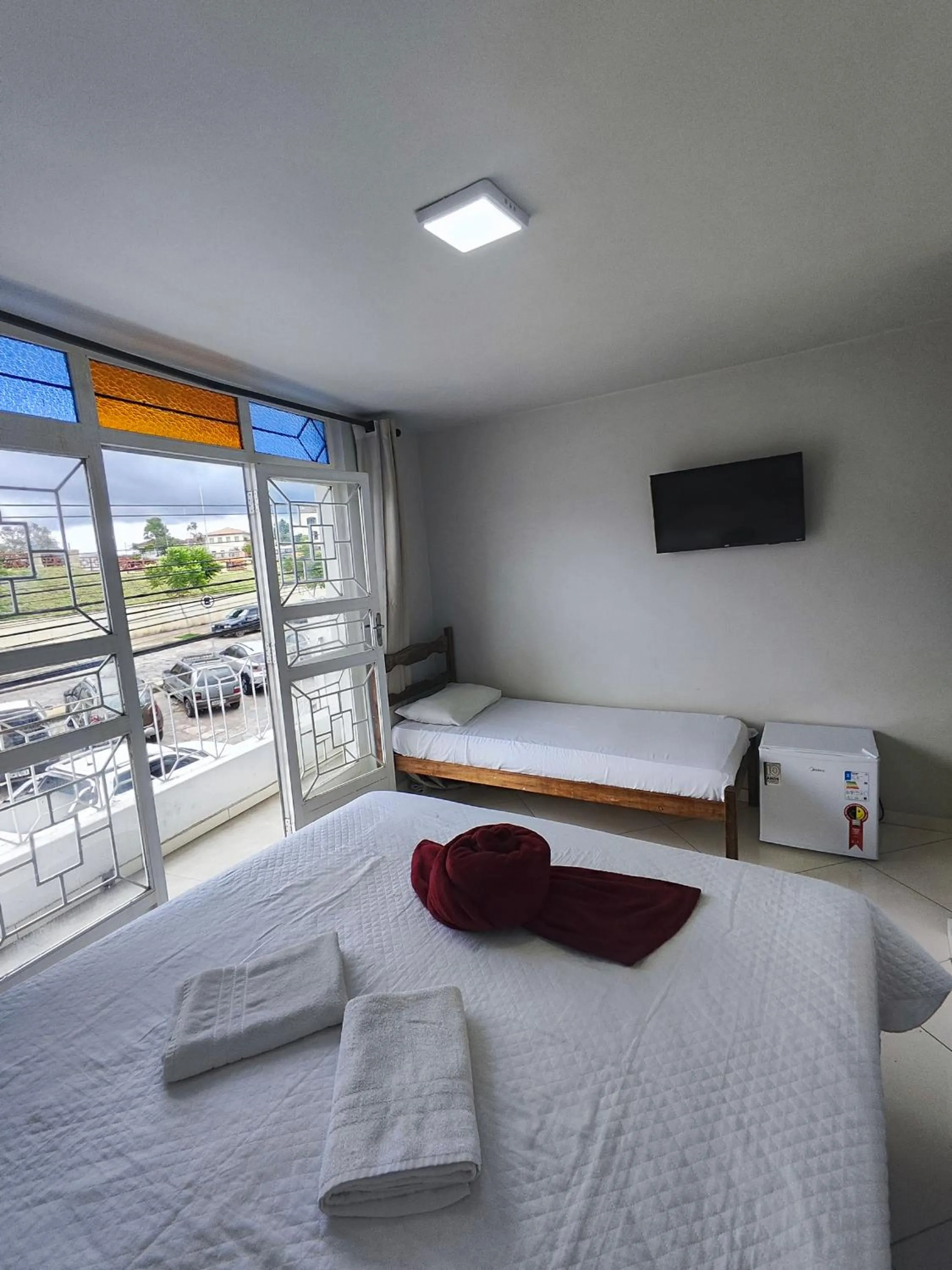 Bed in HOTEL ESTAÇÃO