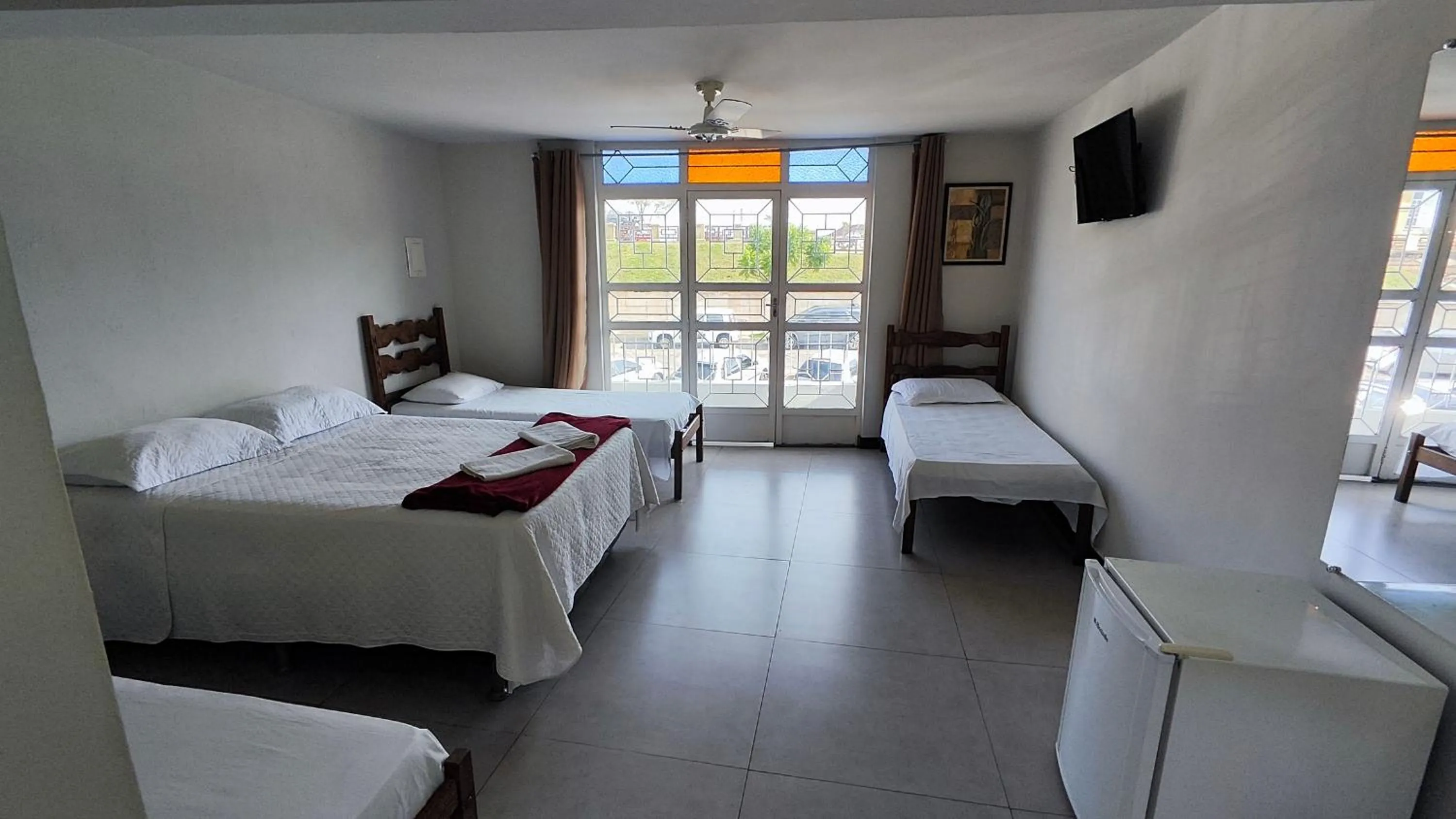 Bed in HOTEL ESTAÇÃO