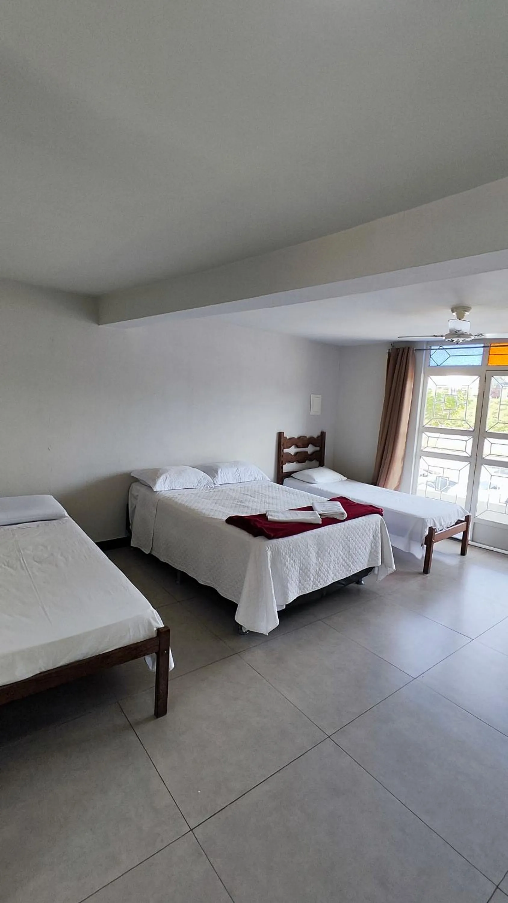 Bed in HOTEL ESTAÇÃO