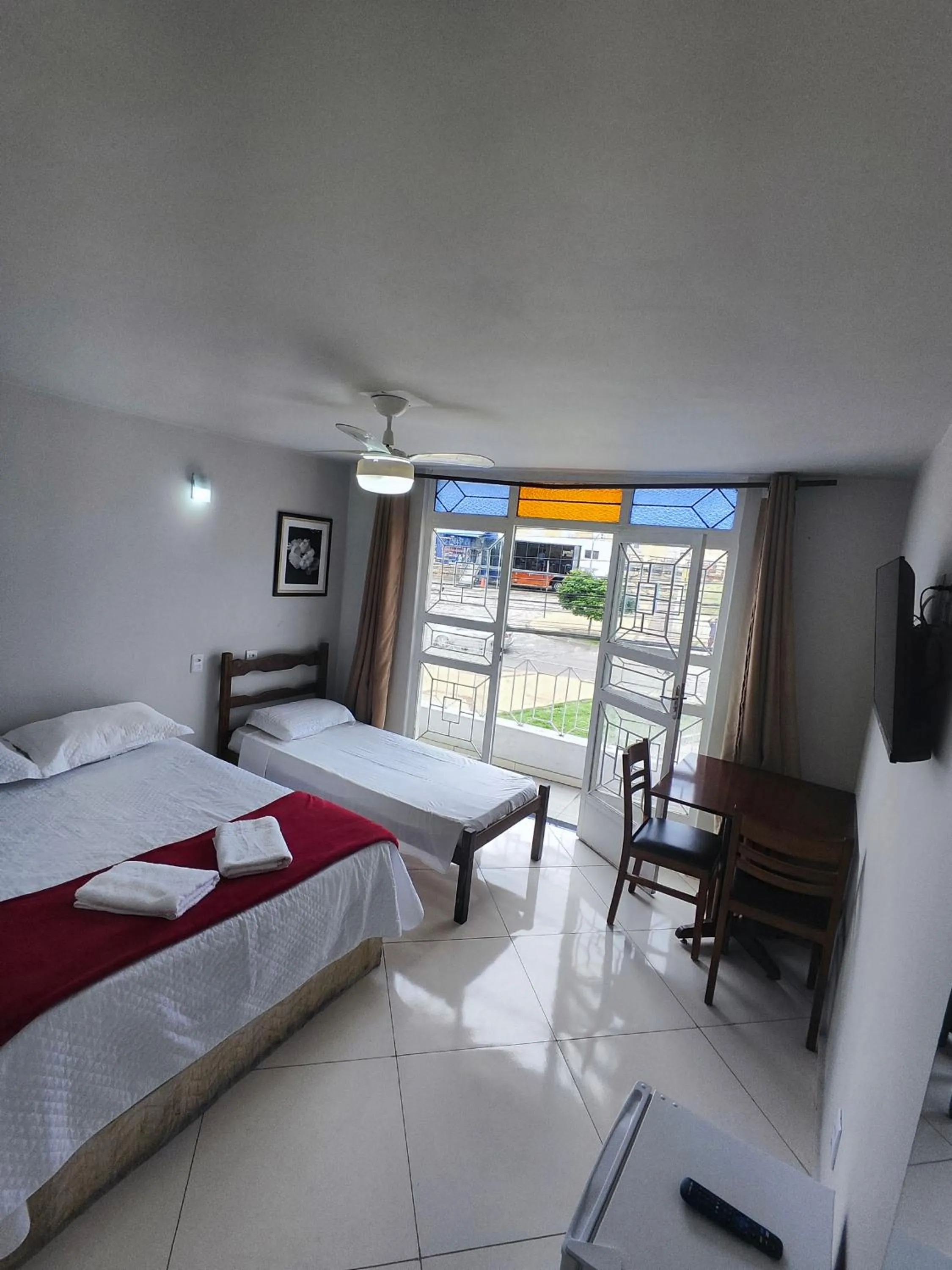 Bed in HOTEL ESTAÇÃO