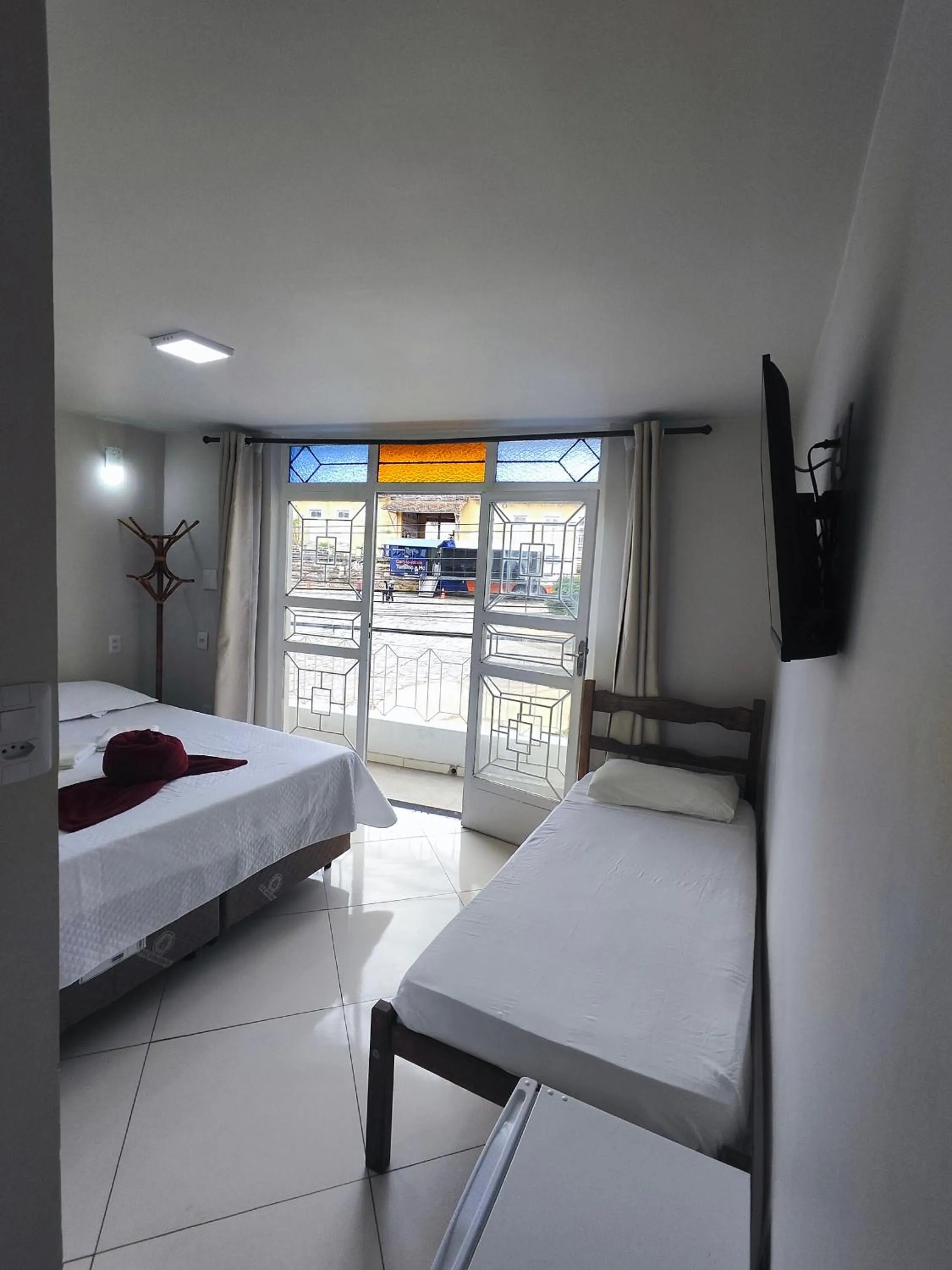 Bed in HOTEL ESTAÇÃO