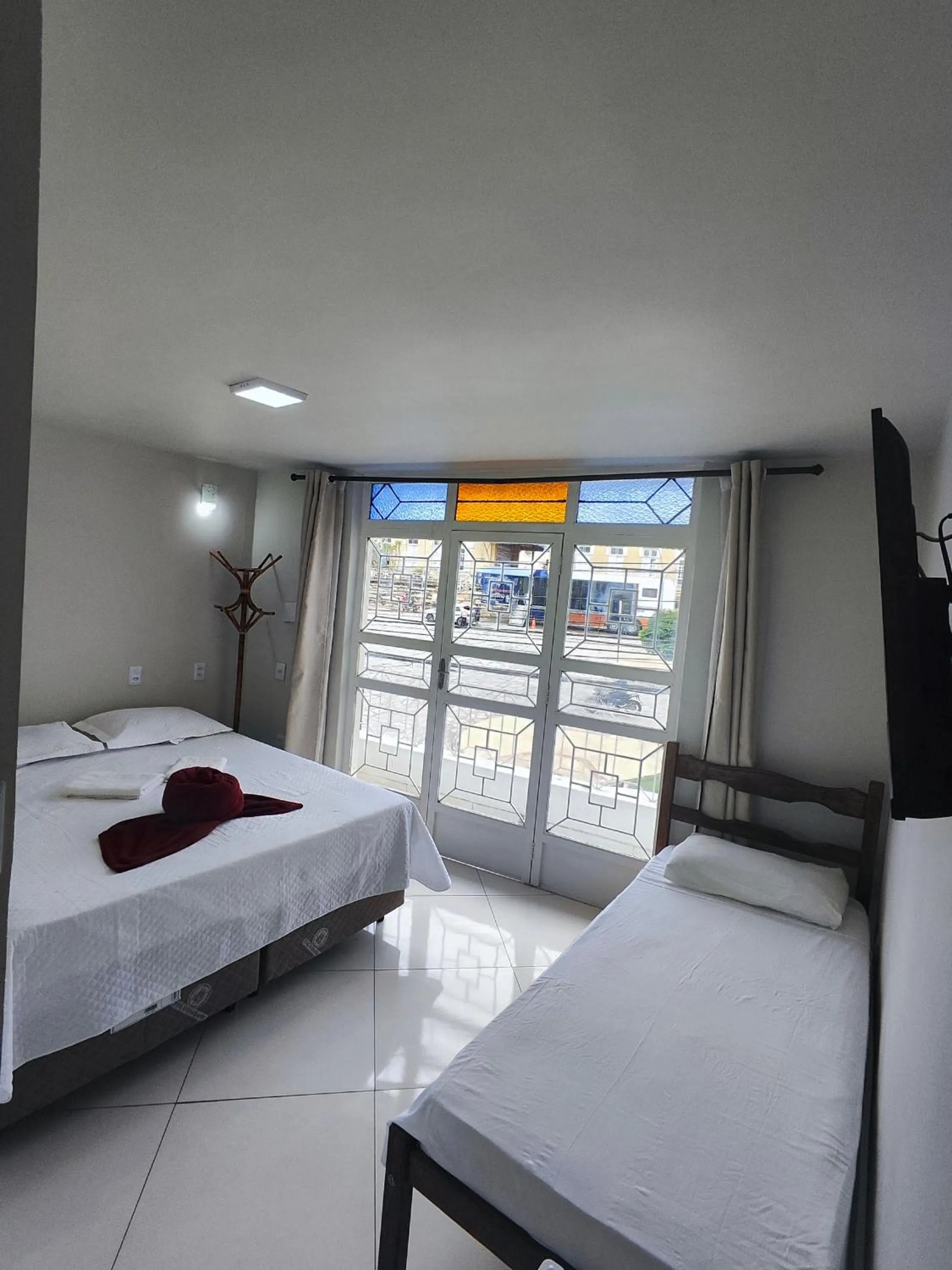 Bed in HOTEL ESTAÇÃO