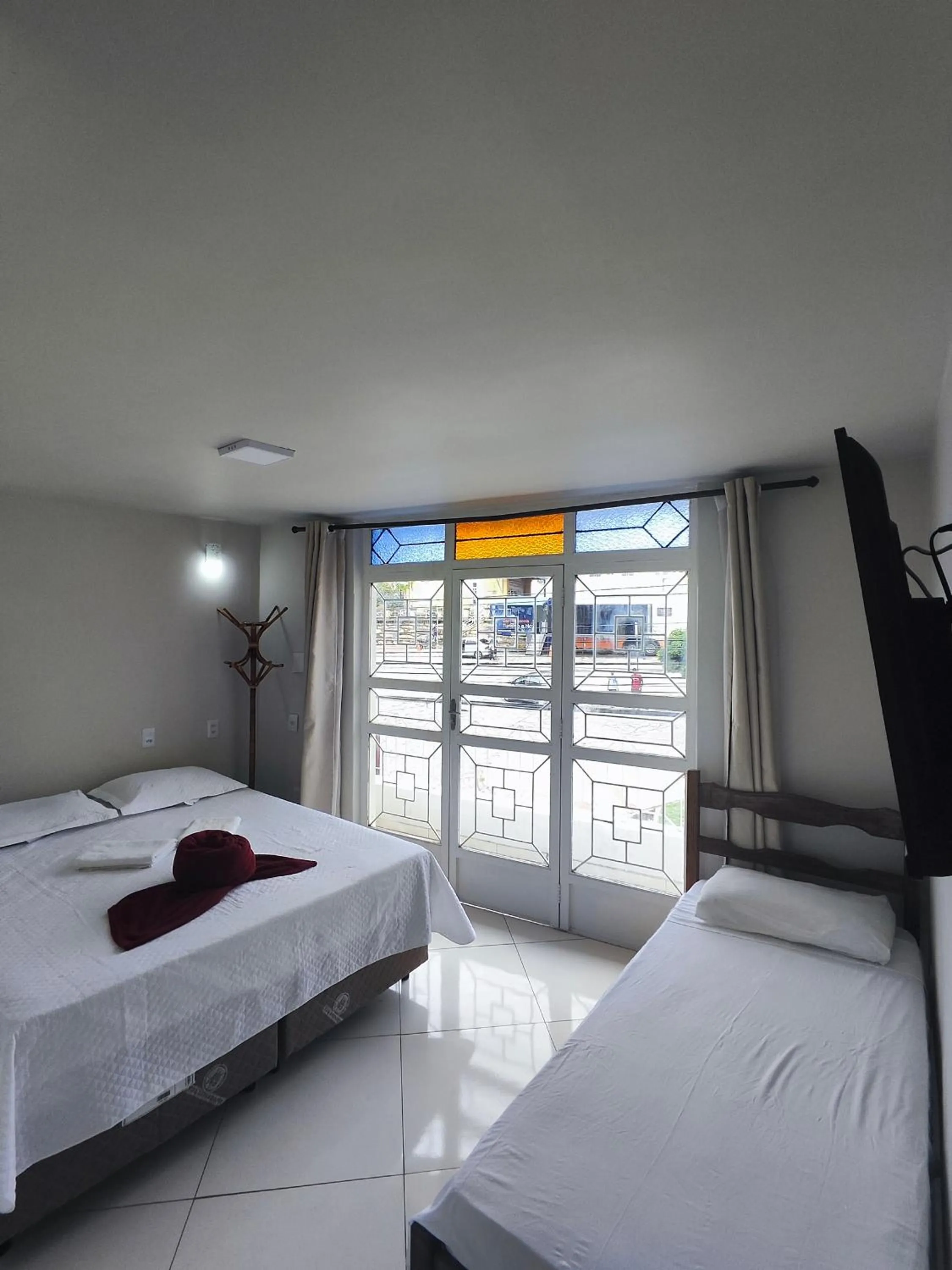 Bed in HOTEL ESTAÇÃO