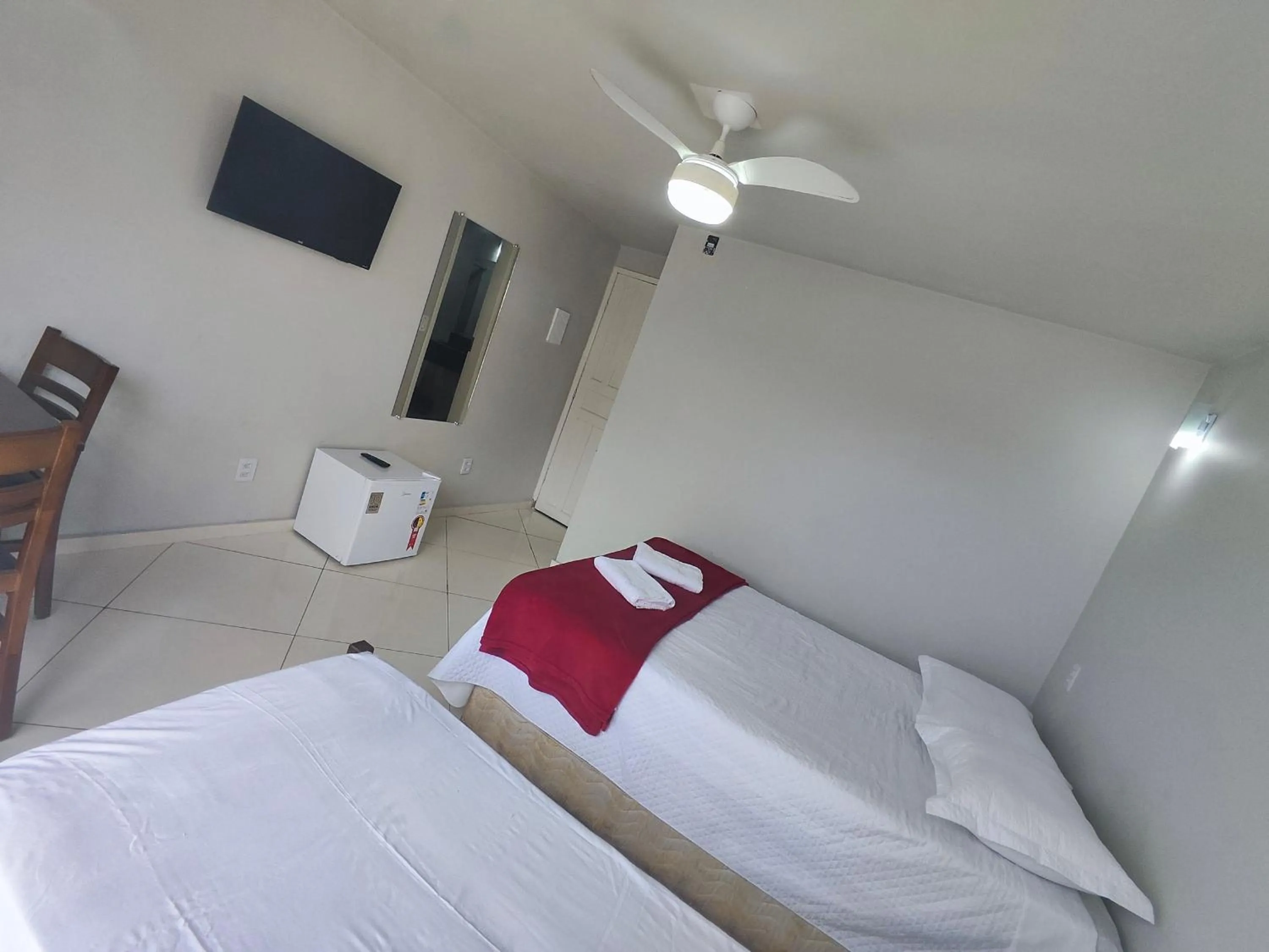 Bed in HOTEL ESTAÇÃO