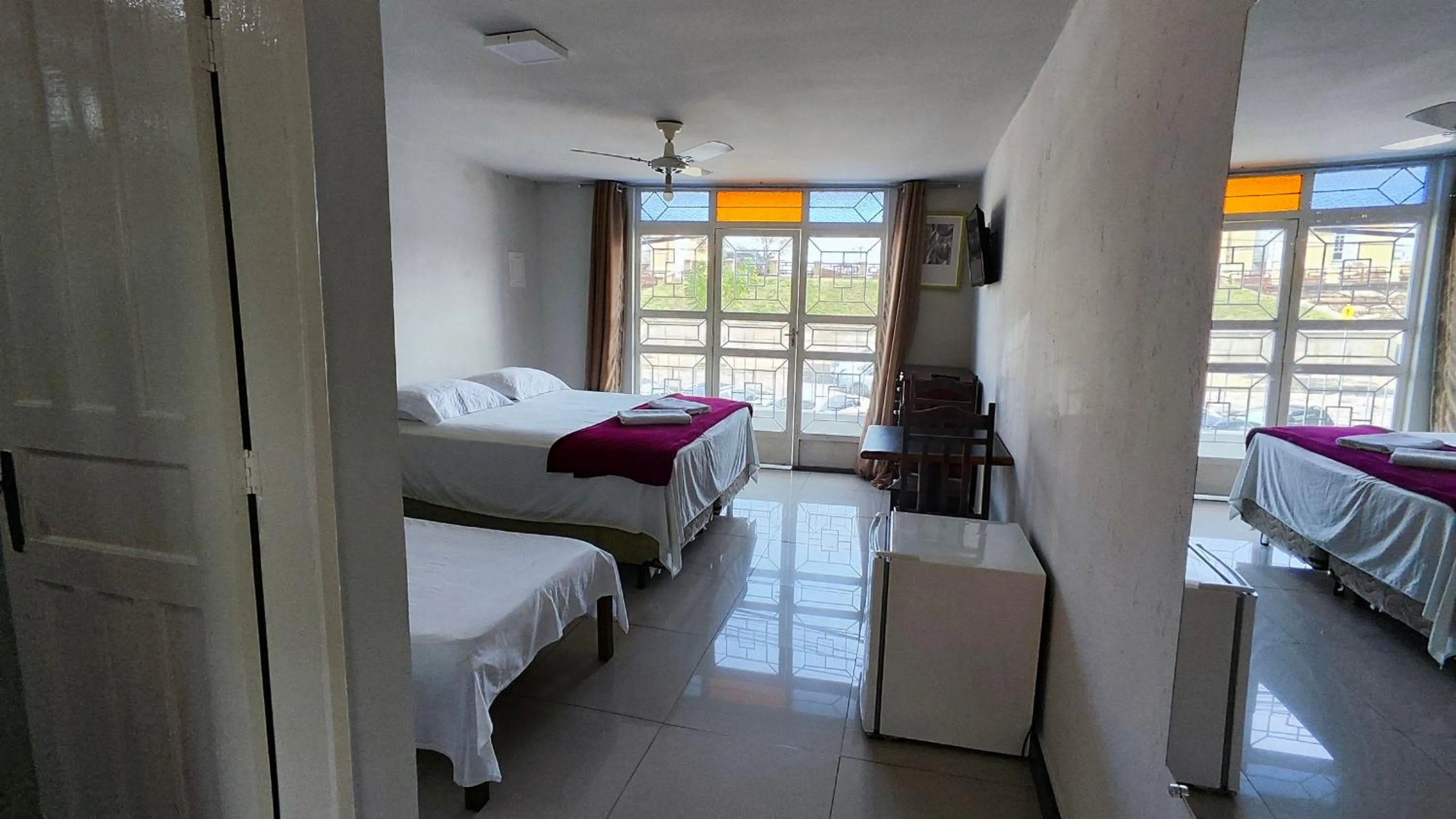 Bed in HOTEL ESTAÇÃO