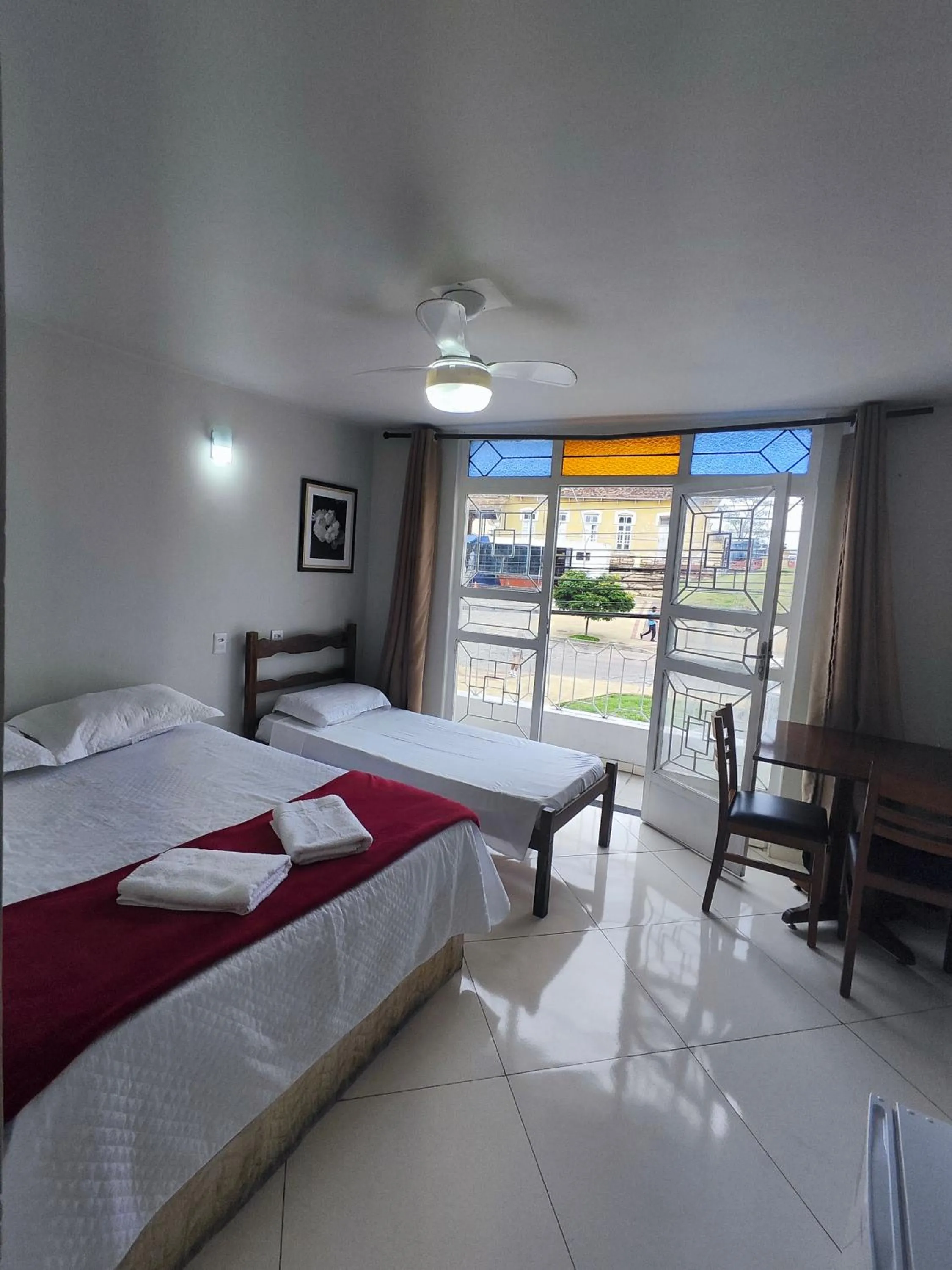 Bed in HOTEL ESTAÇÃO