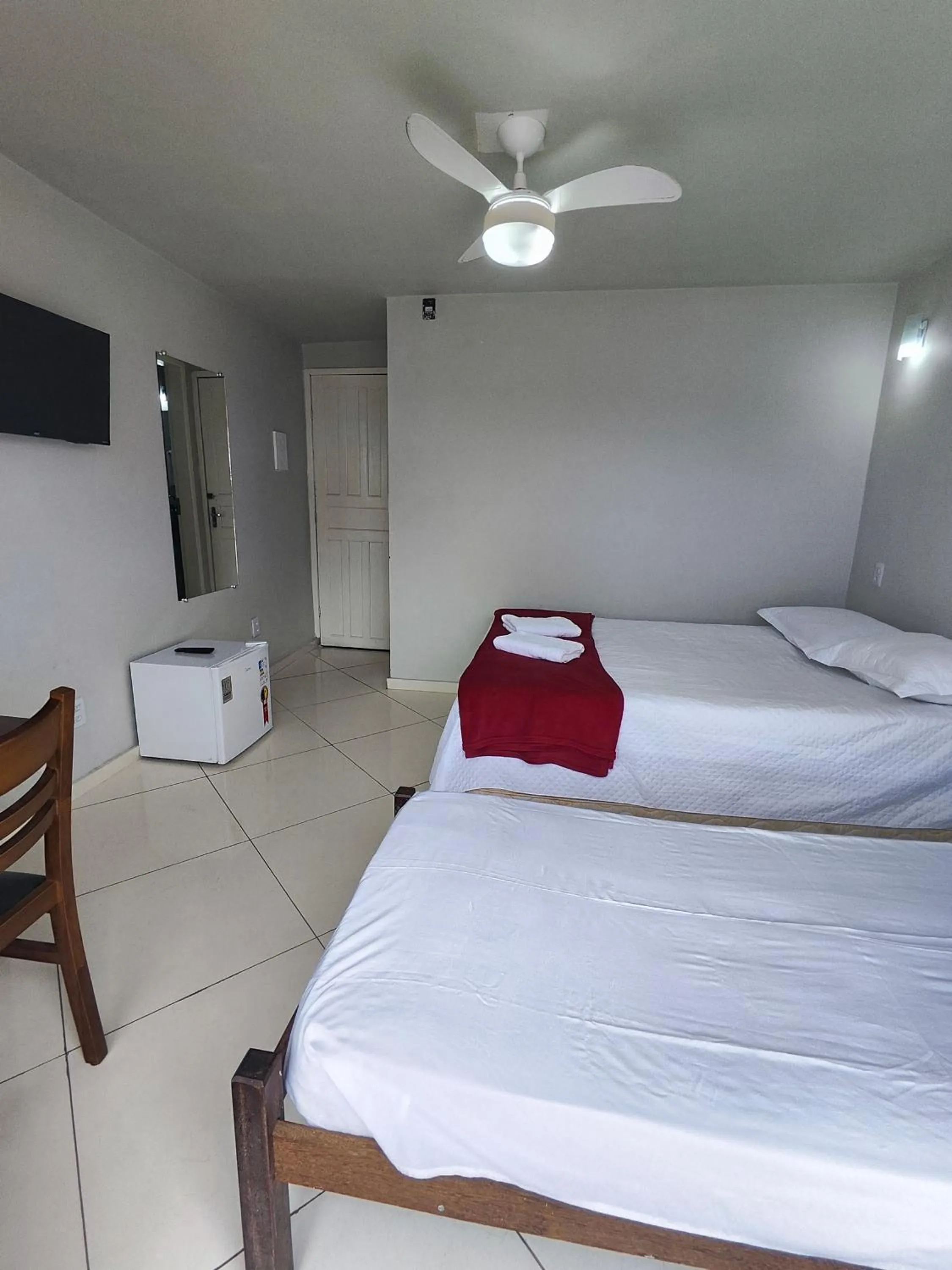 Bed in HOTEL ESTAÇÃO