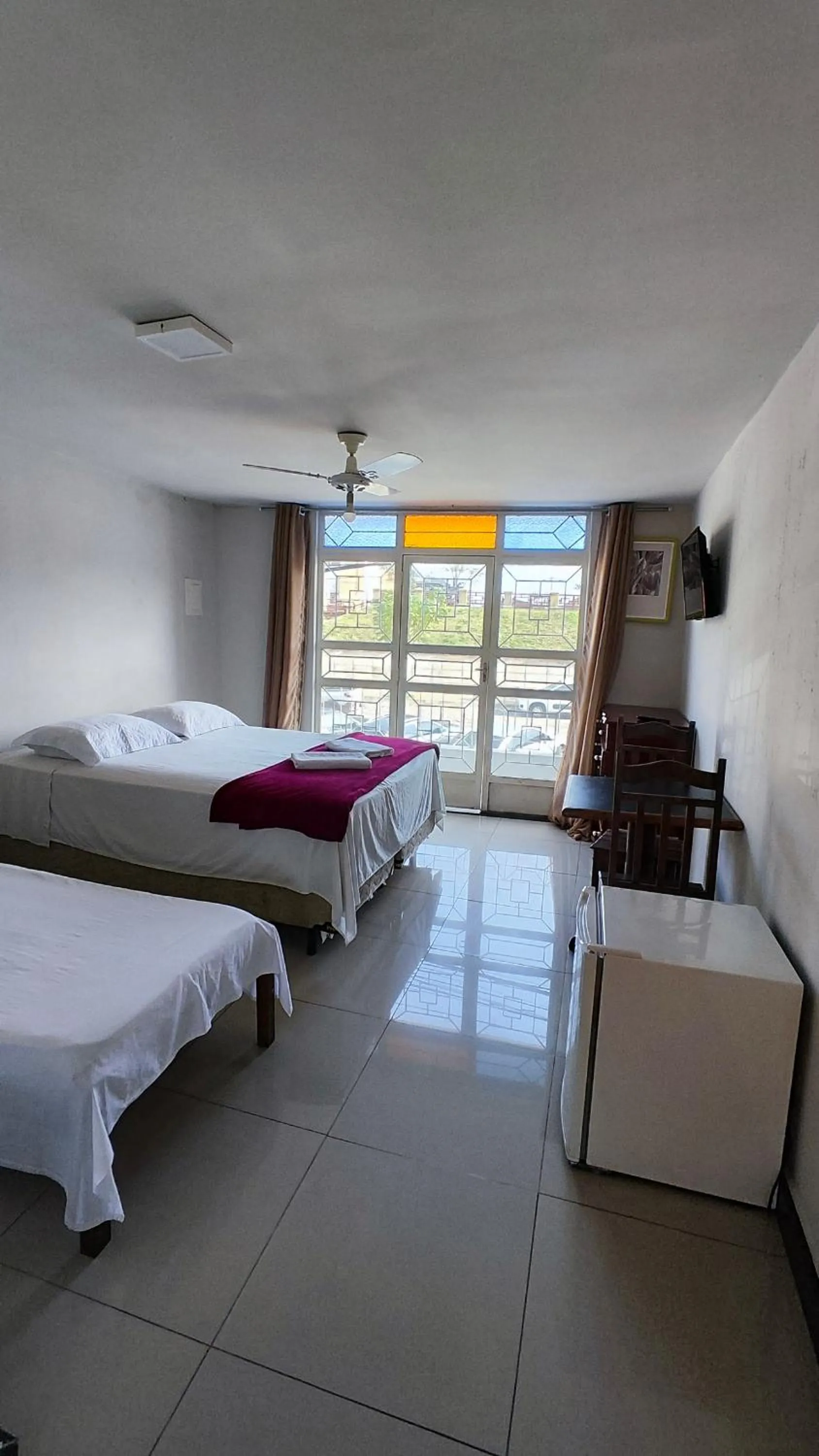 Bed in HOTEL ESTAÇÃO