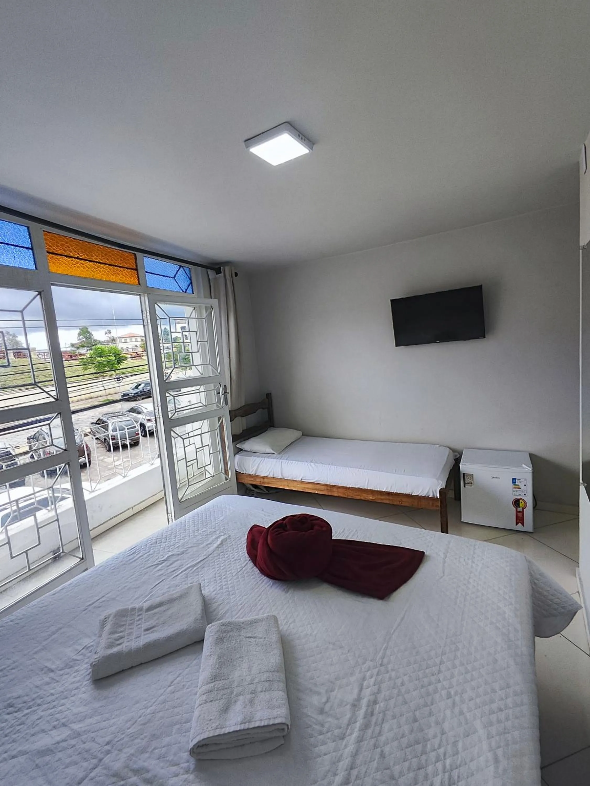 Bed in HOTEL ESTAÇÃO