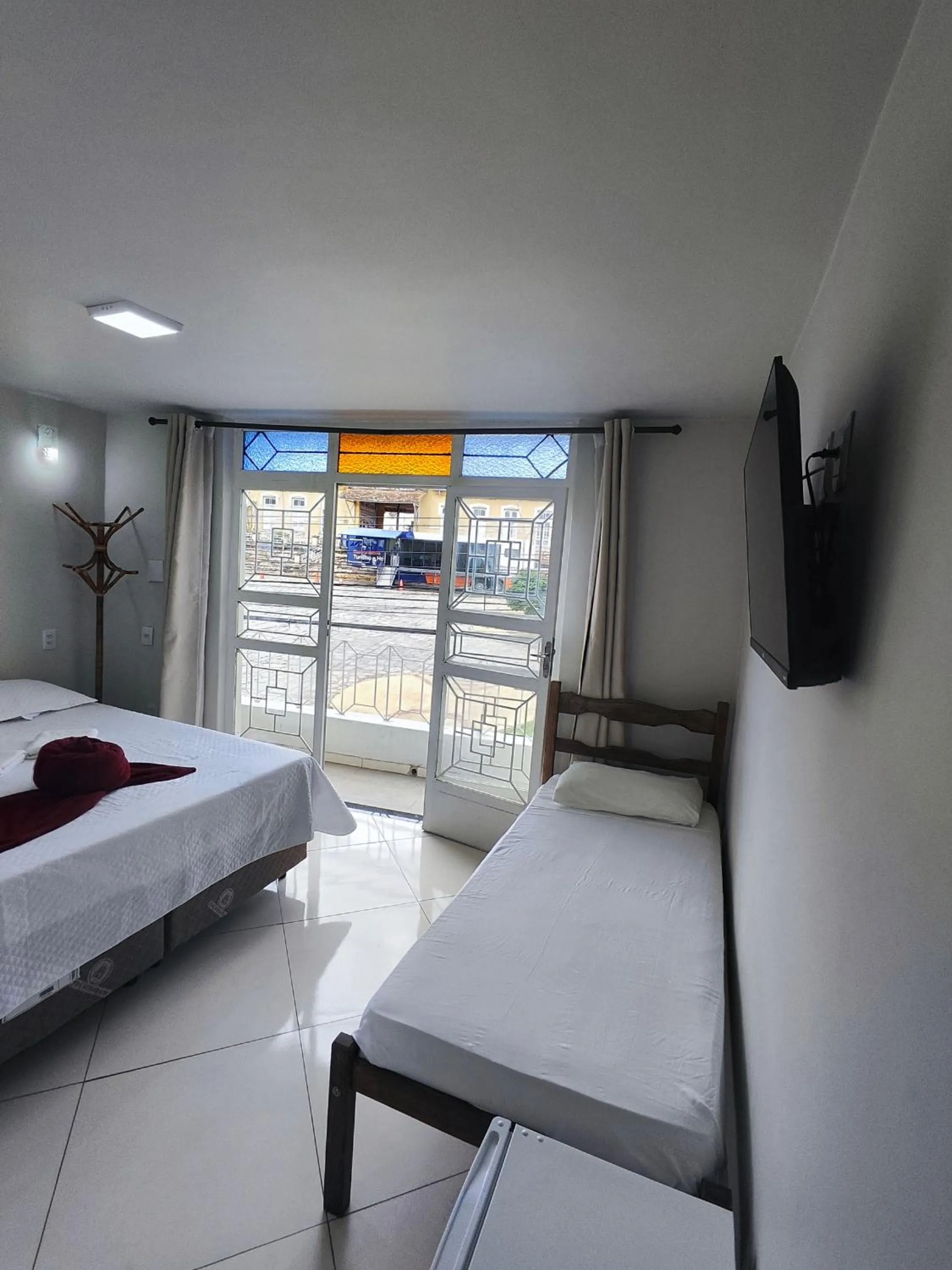 Bed in HOTEL ESTAÇÃO