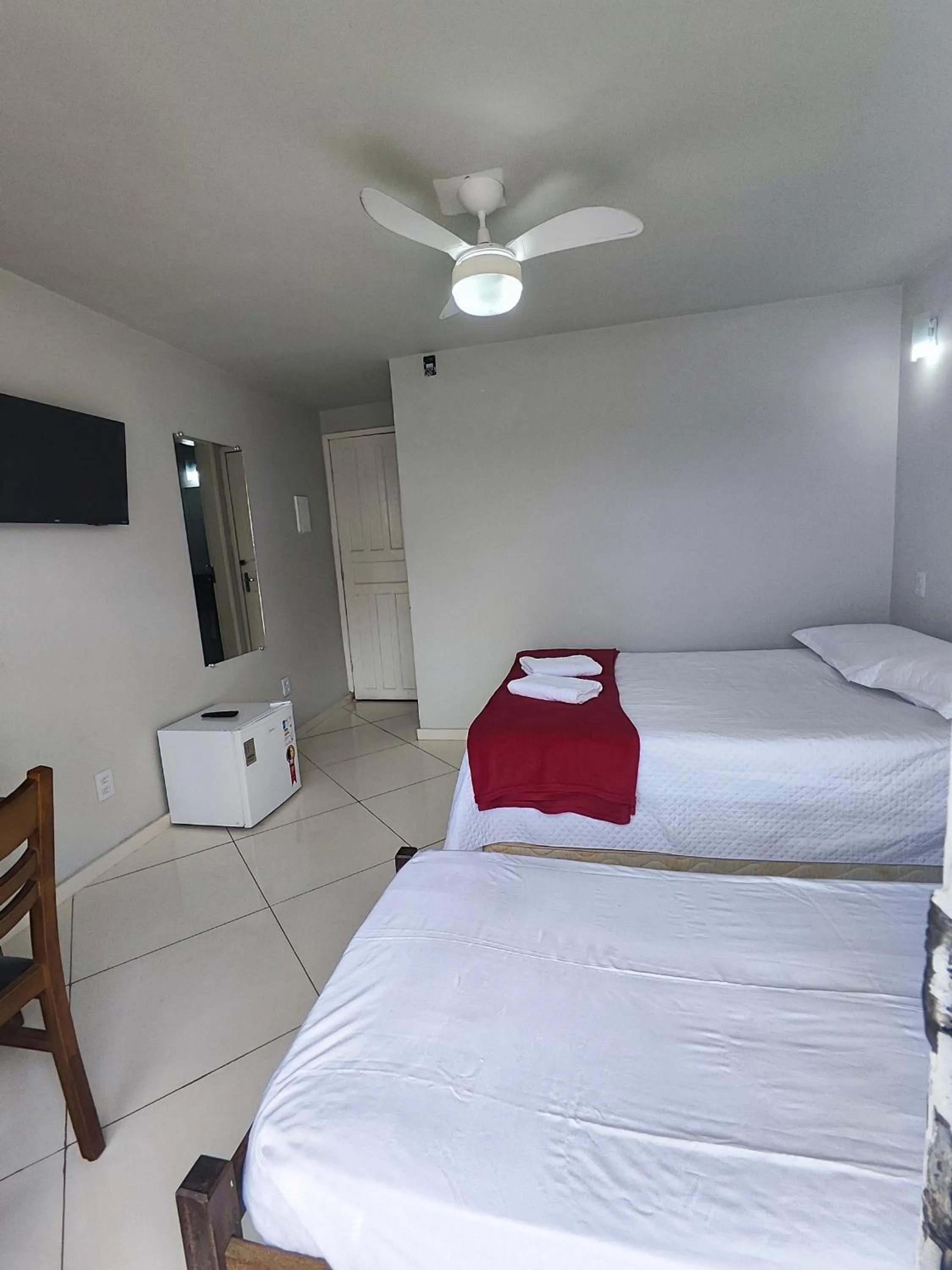 Bed in HOTEL ESTAÇÃO