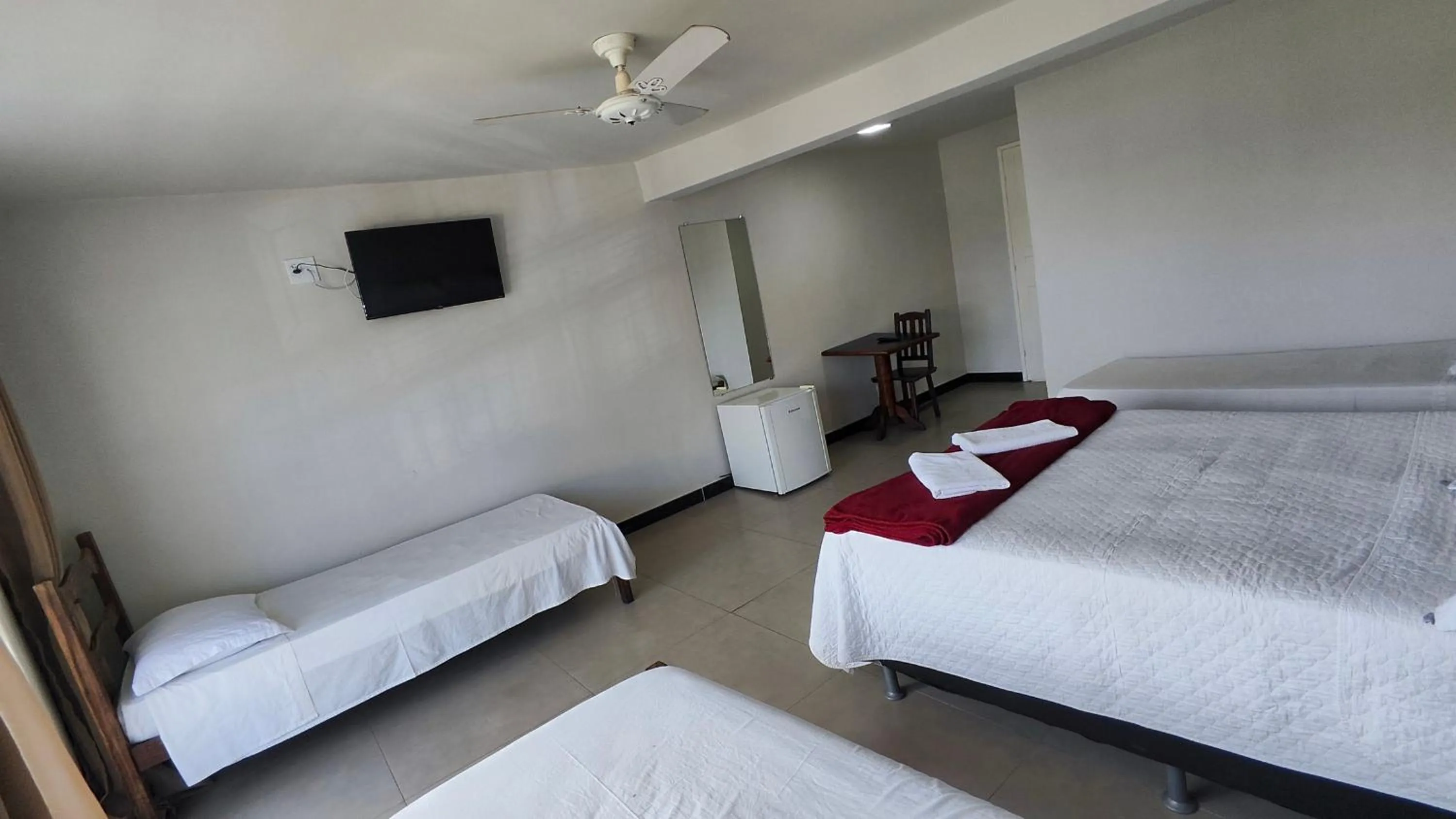 Bed in HOTEL ESTAÇÃO