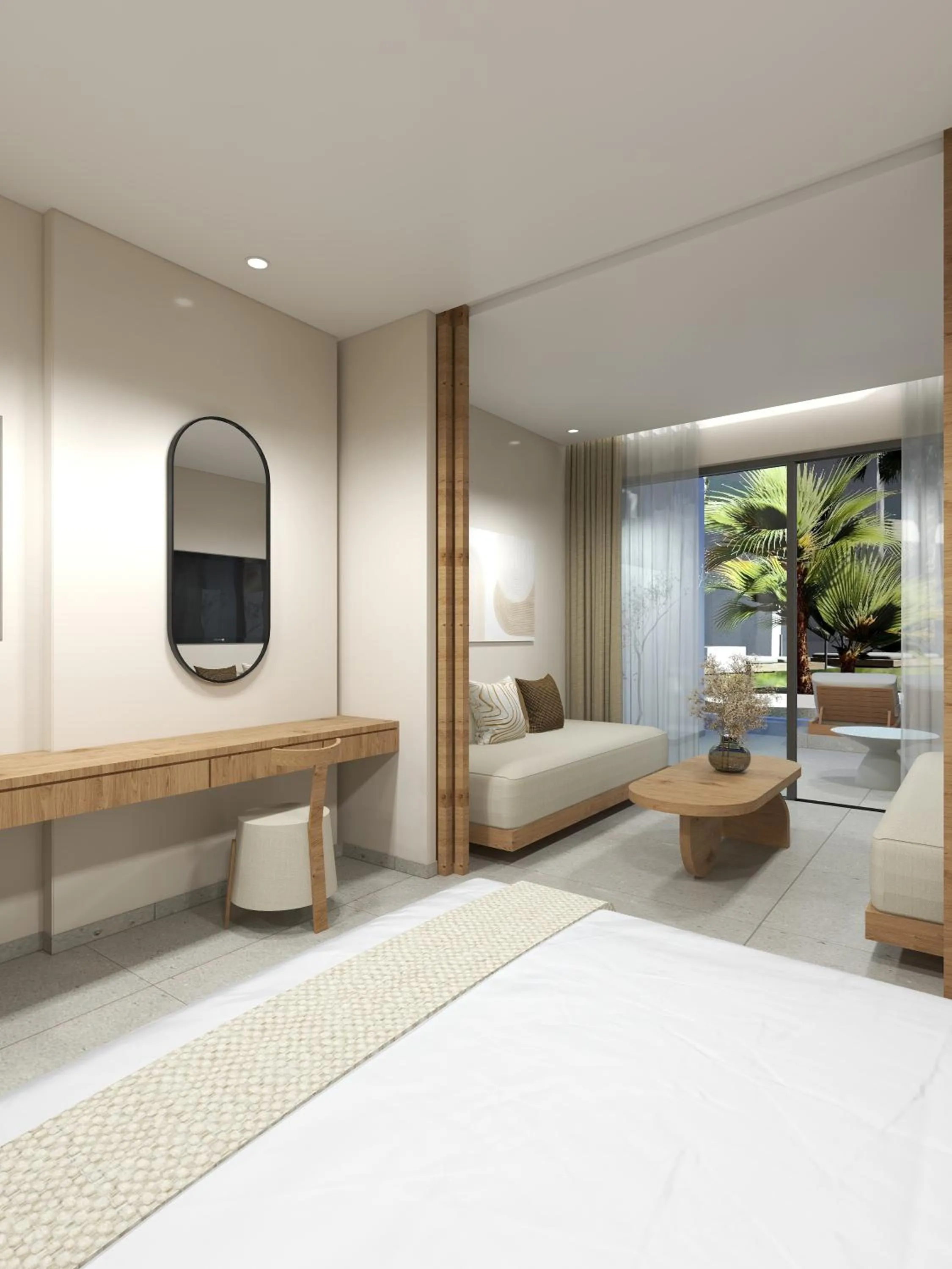 Bed in Magda Hotel Club