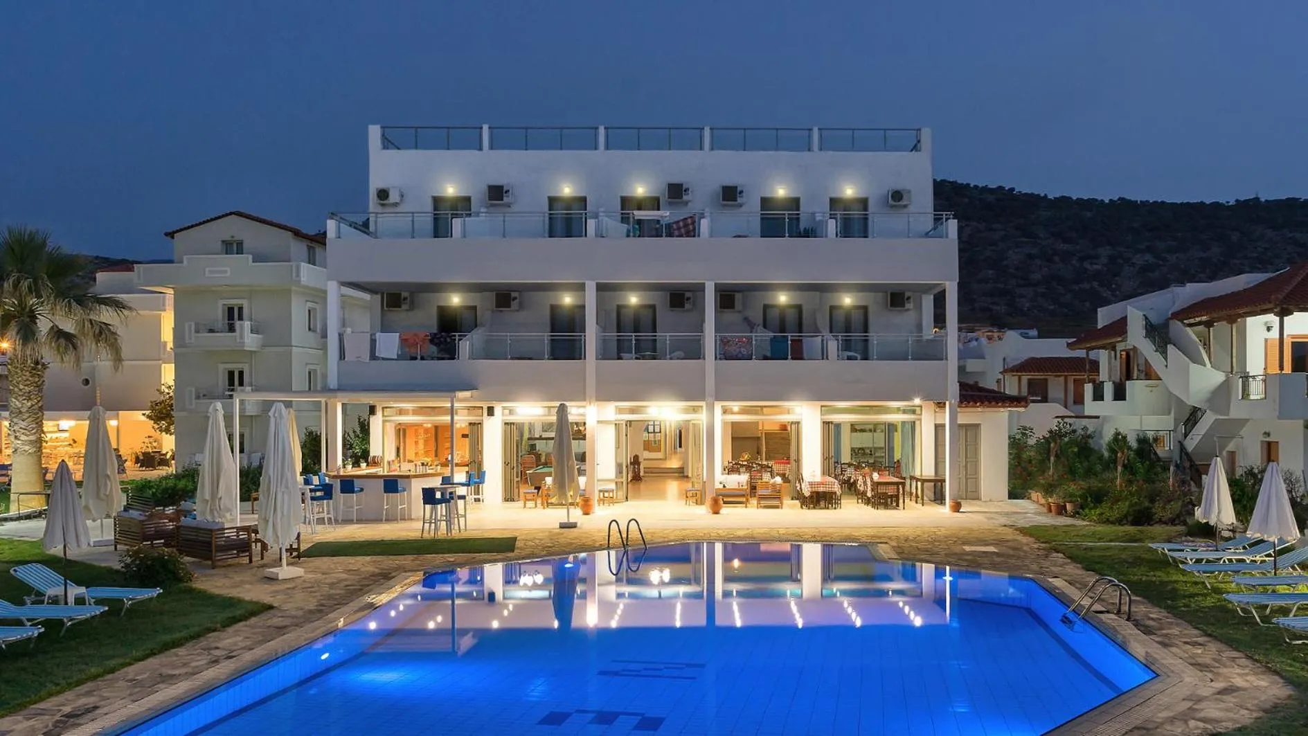 Property building in Neon Hotel